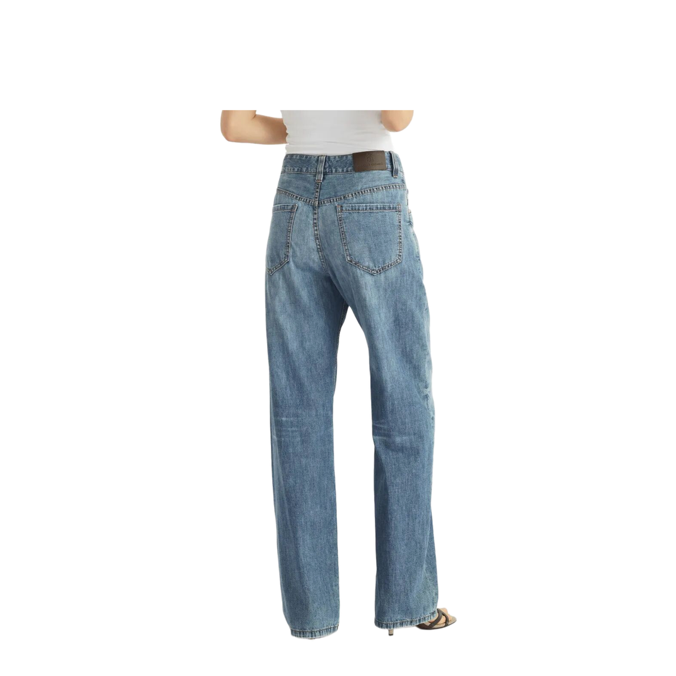 Lightweight Denim Contemporary Loose Jeans - Image 5