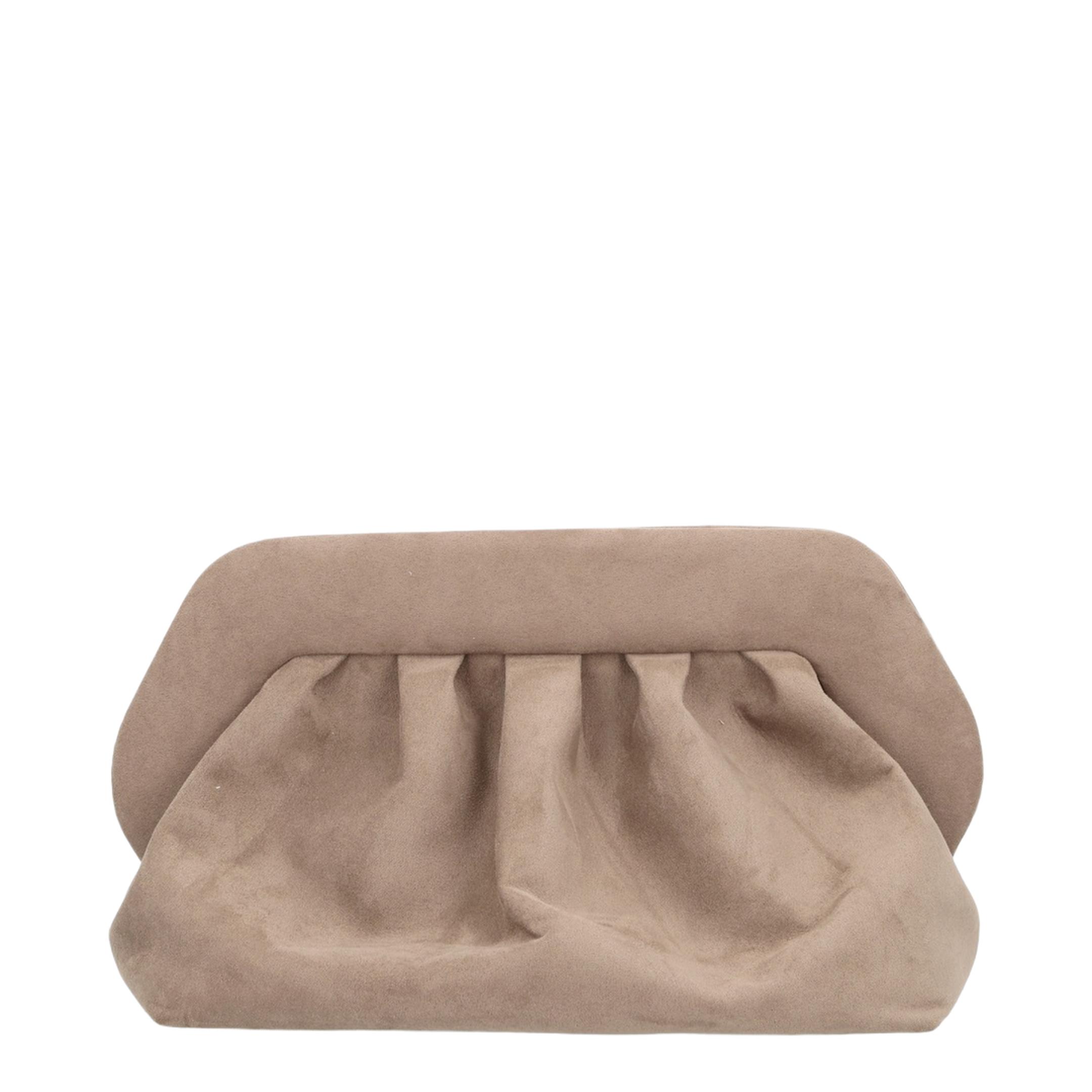 Bios Polyurethane Clutch Bag - Mud - Image 1