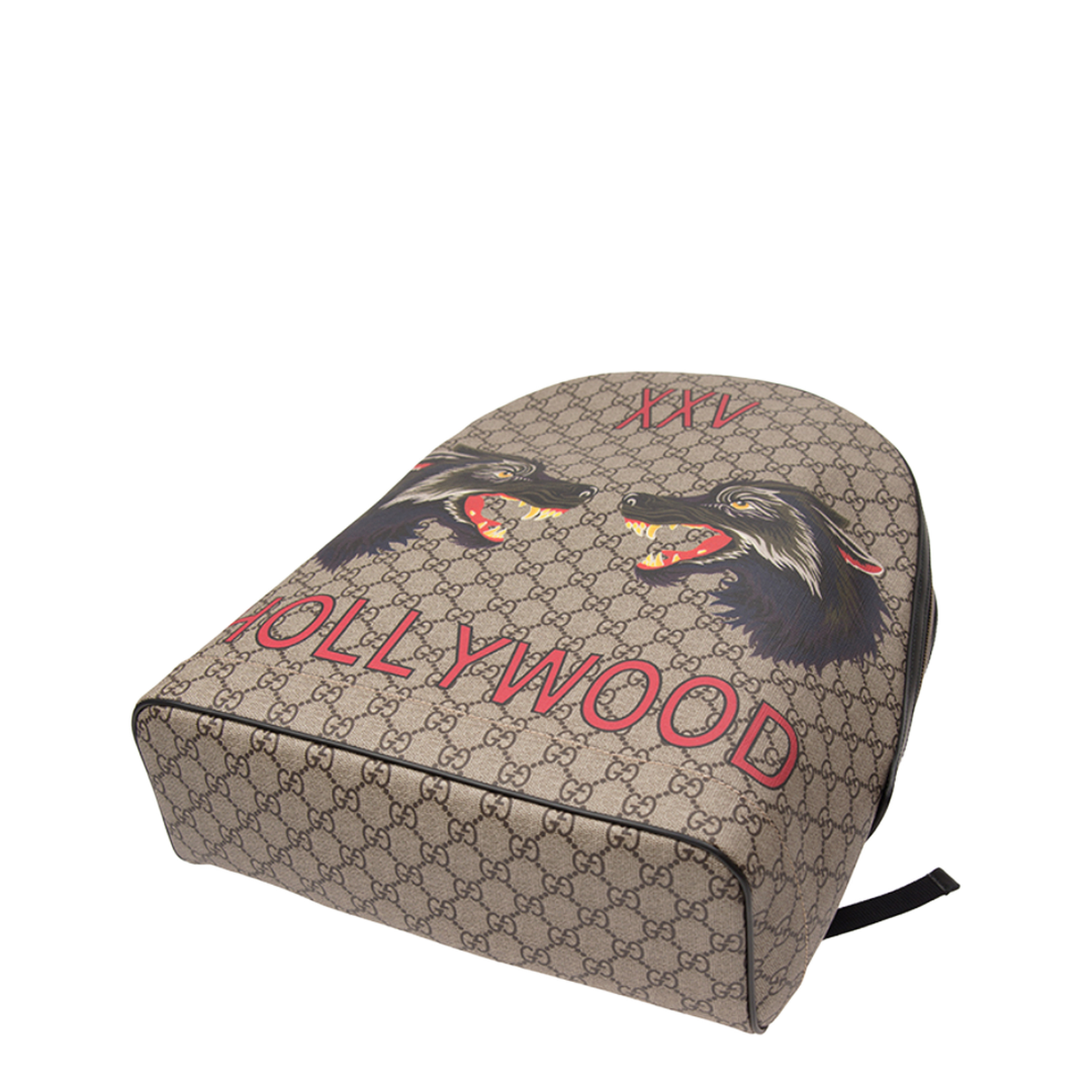 Ophidia Small Crossbody Bag in Beige and Ebony Supreme - Image 3