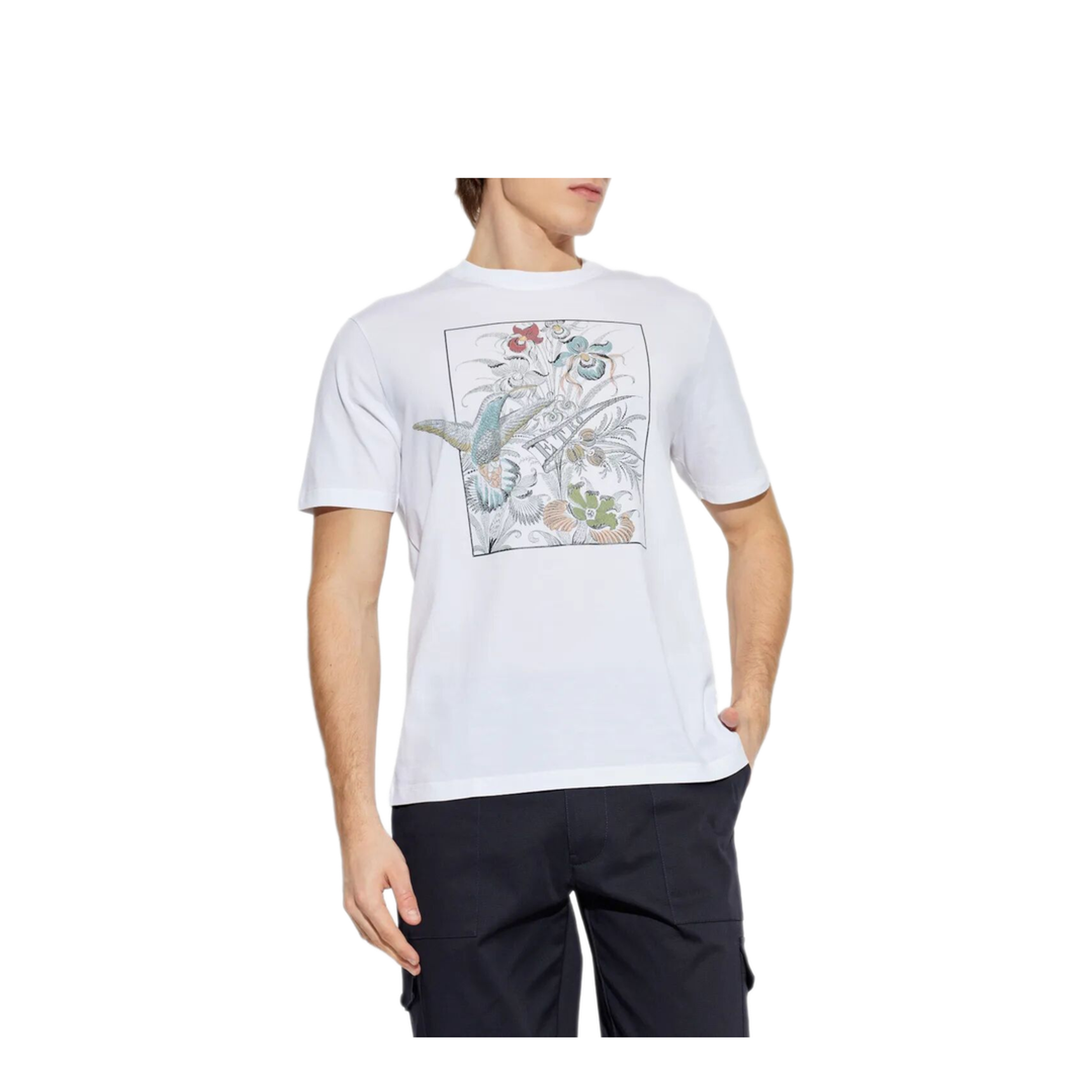 Floral-Print Cotton T-Shirt - Image 5