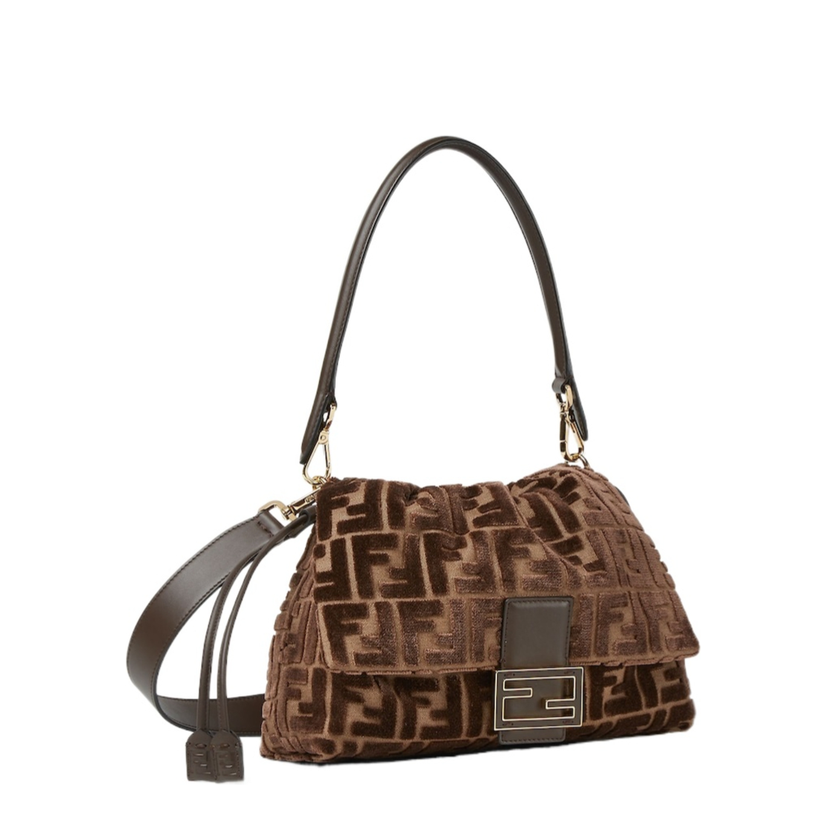 Mamma Baguette Medium Fabric Brown - Image 2