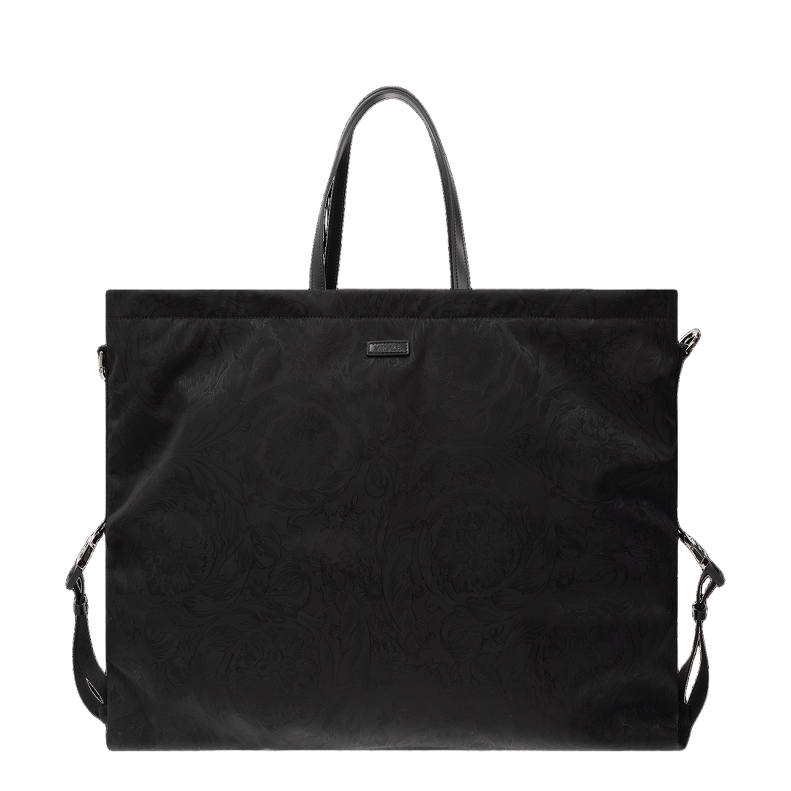 La Medusa Nylon Tote - Black - Image 4