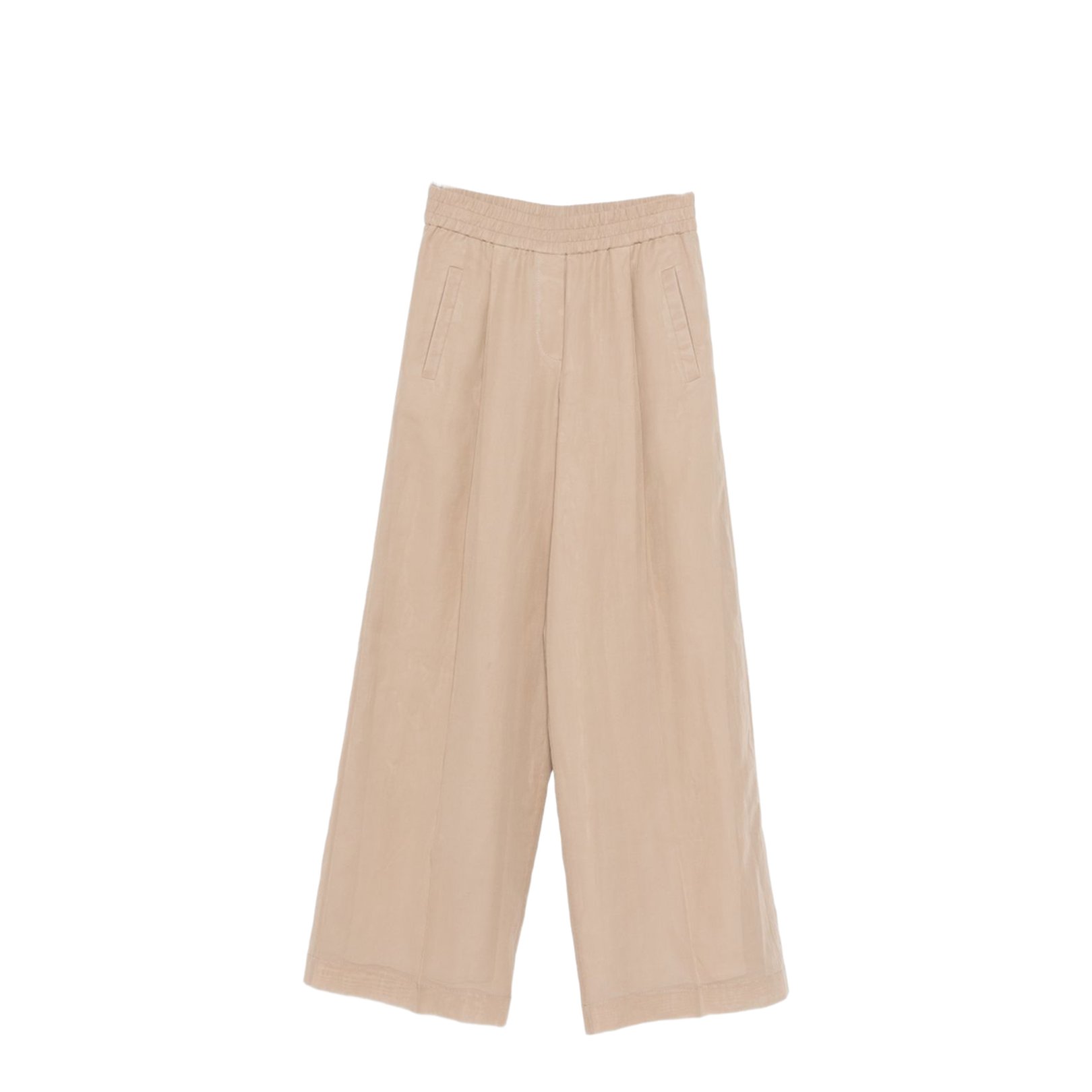 Cotton Trousers Cream - Image 1