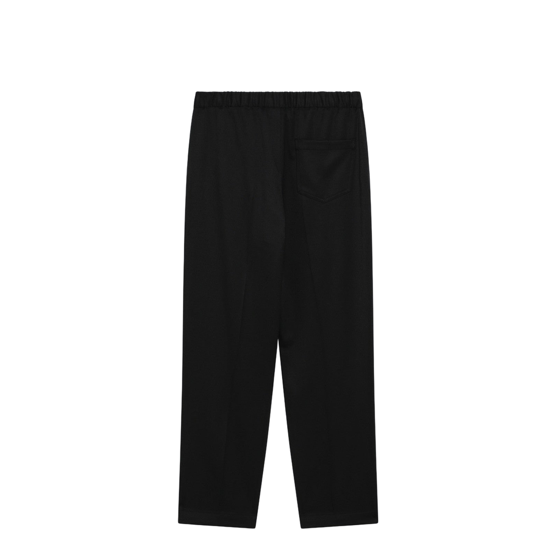 Black Wool-Blend Trousers - Image 2