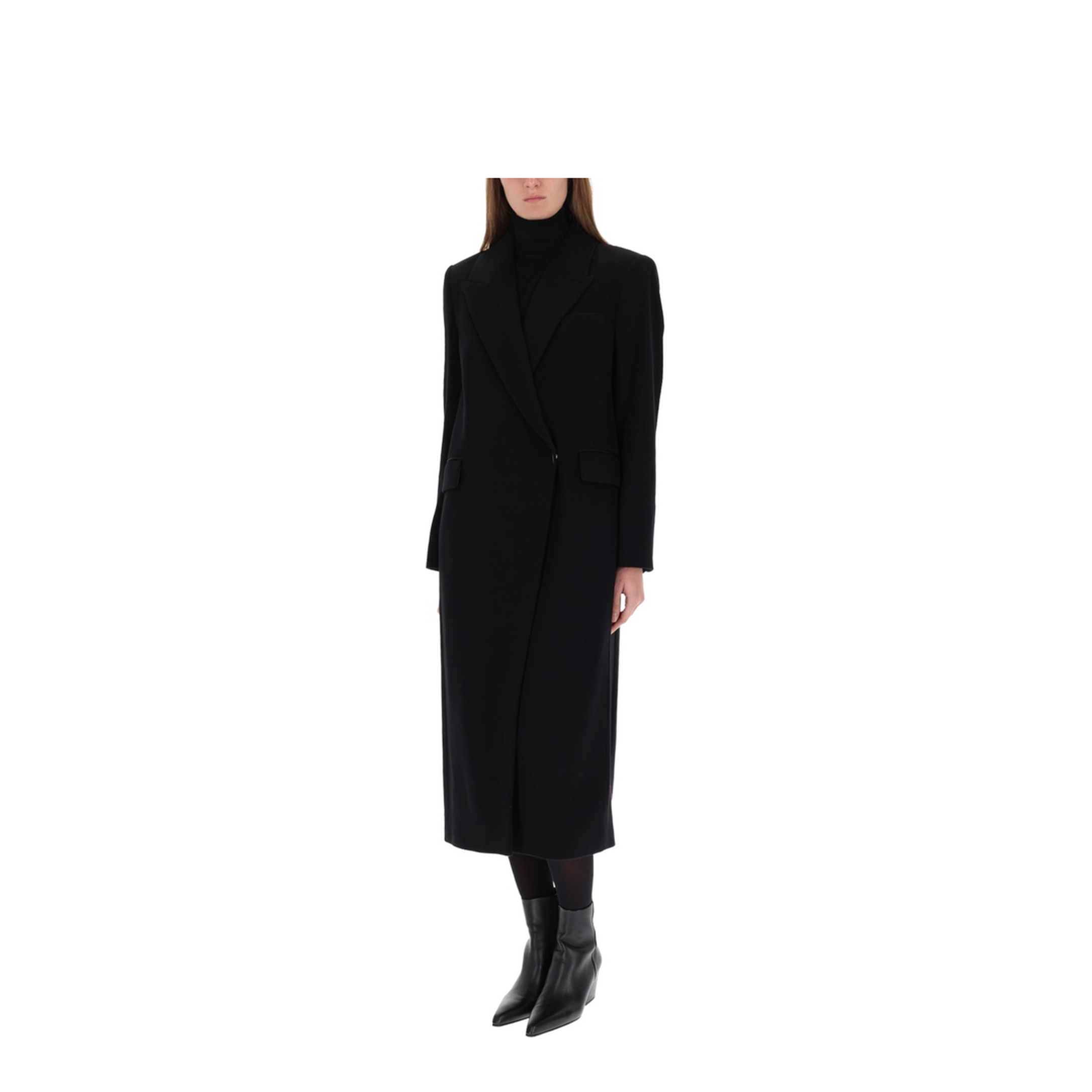 Double-Breasted Midi Coat - Image 2