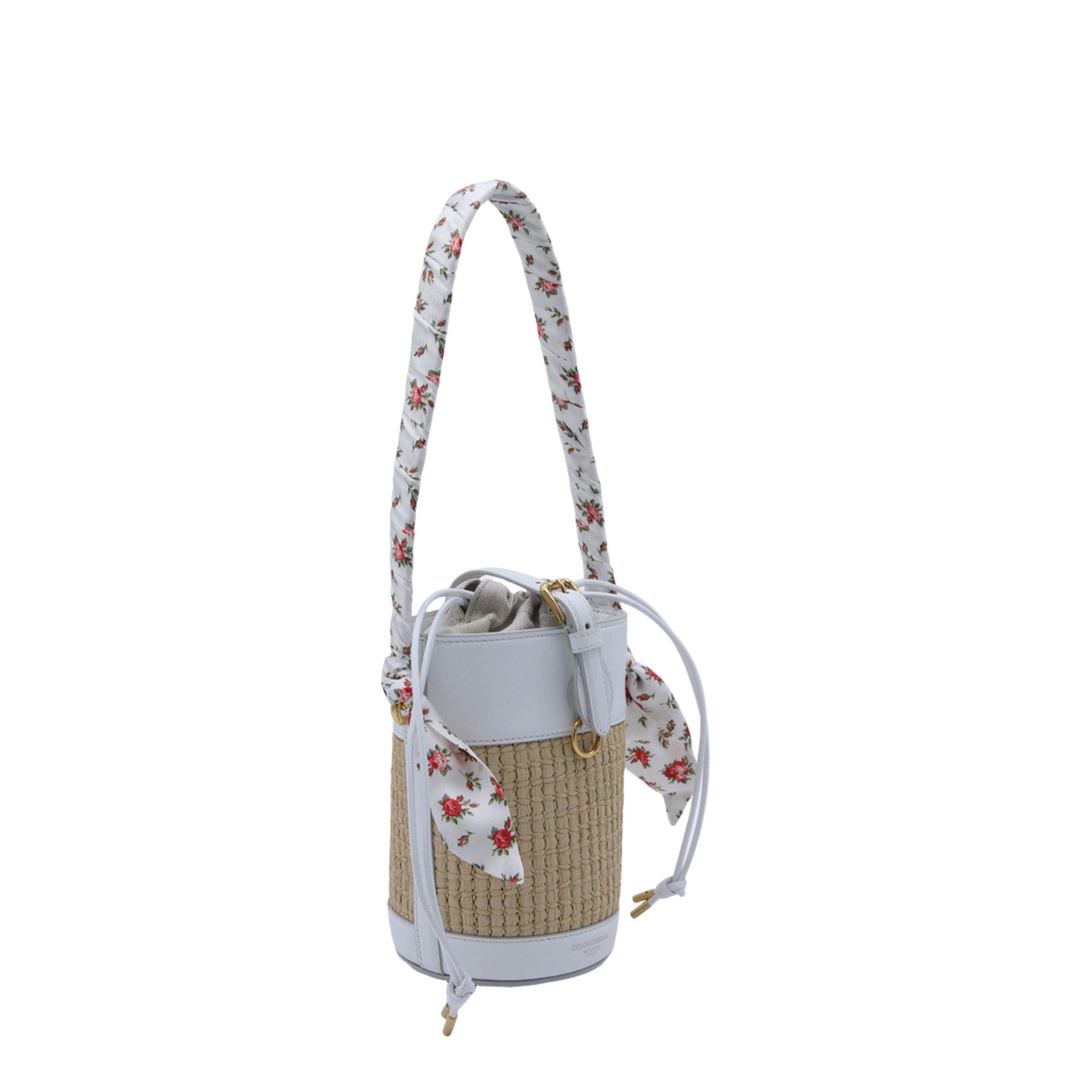 Capri Raffia Bucket Bag - Multicolor - Image 4