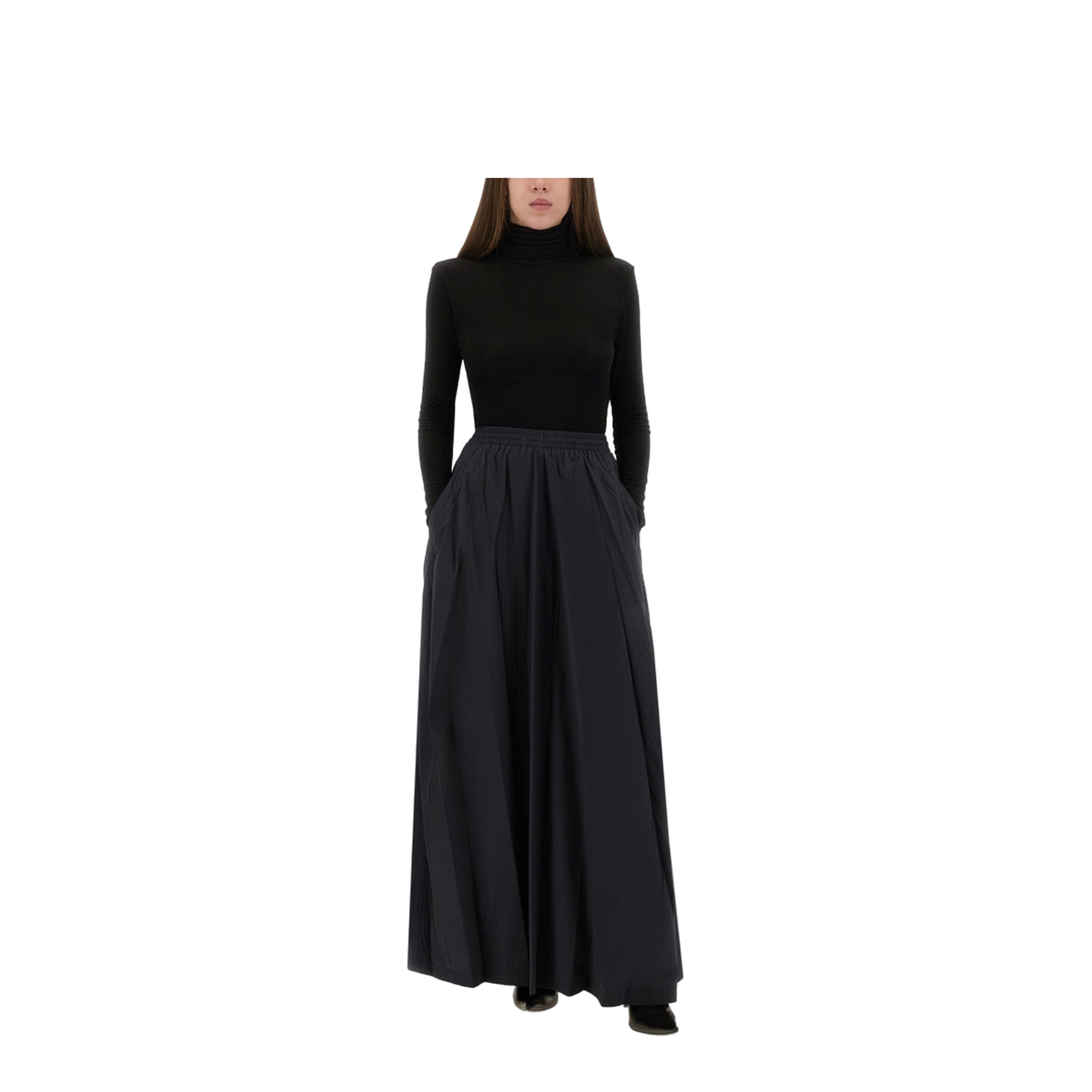 Tracksuit Skirt Long Skirt Black - Image 2