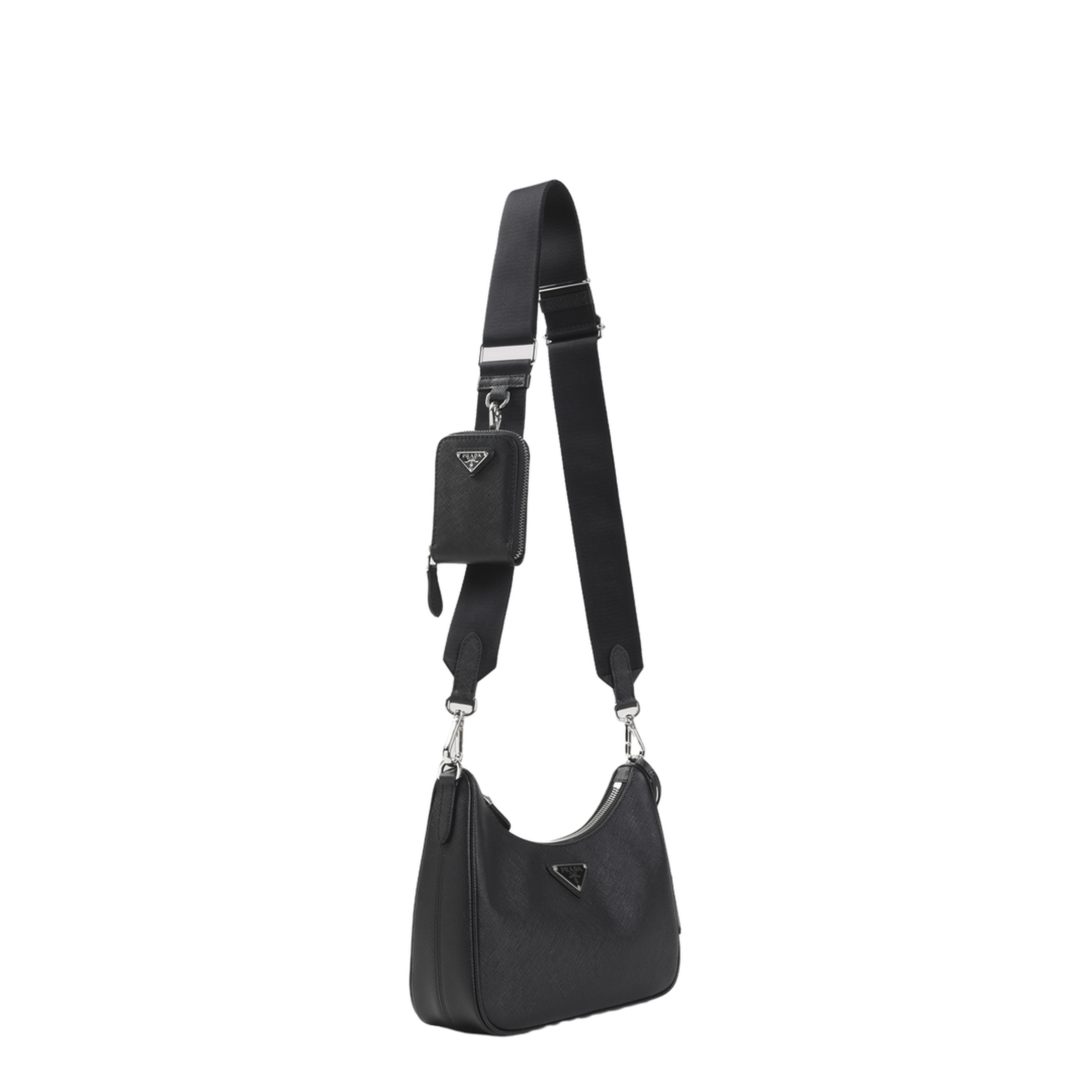 Re-Edition 2005 Calfskin Shoulder Bag - Black - Image 5