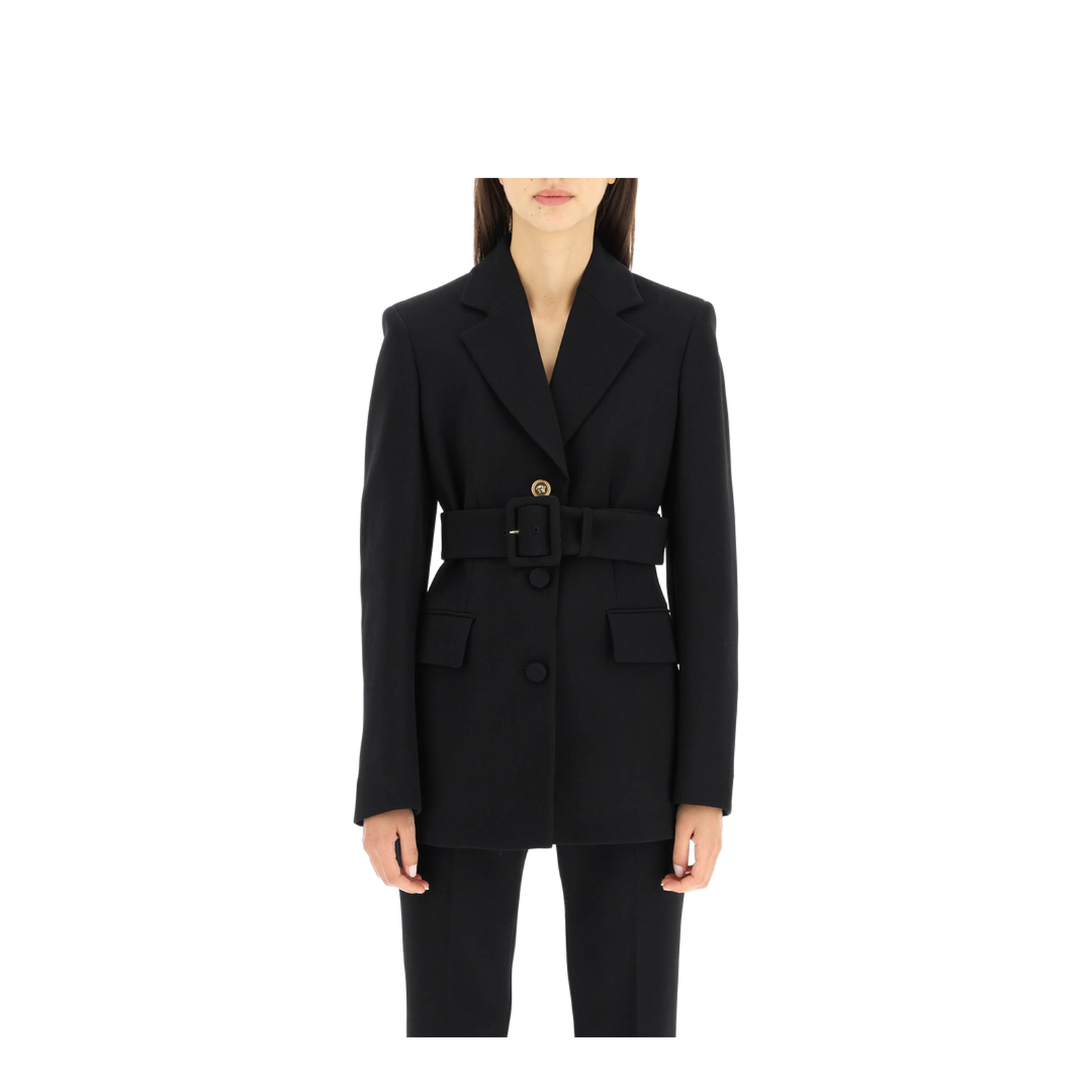 Jacket With Medusa Button - Image 2
