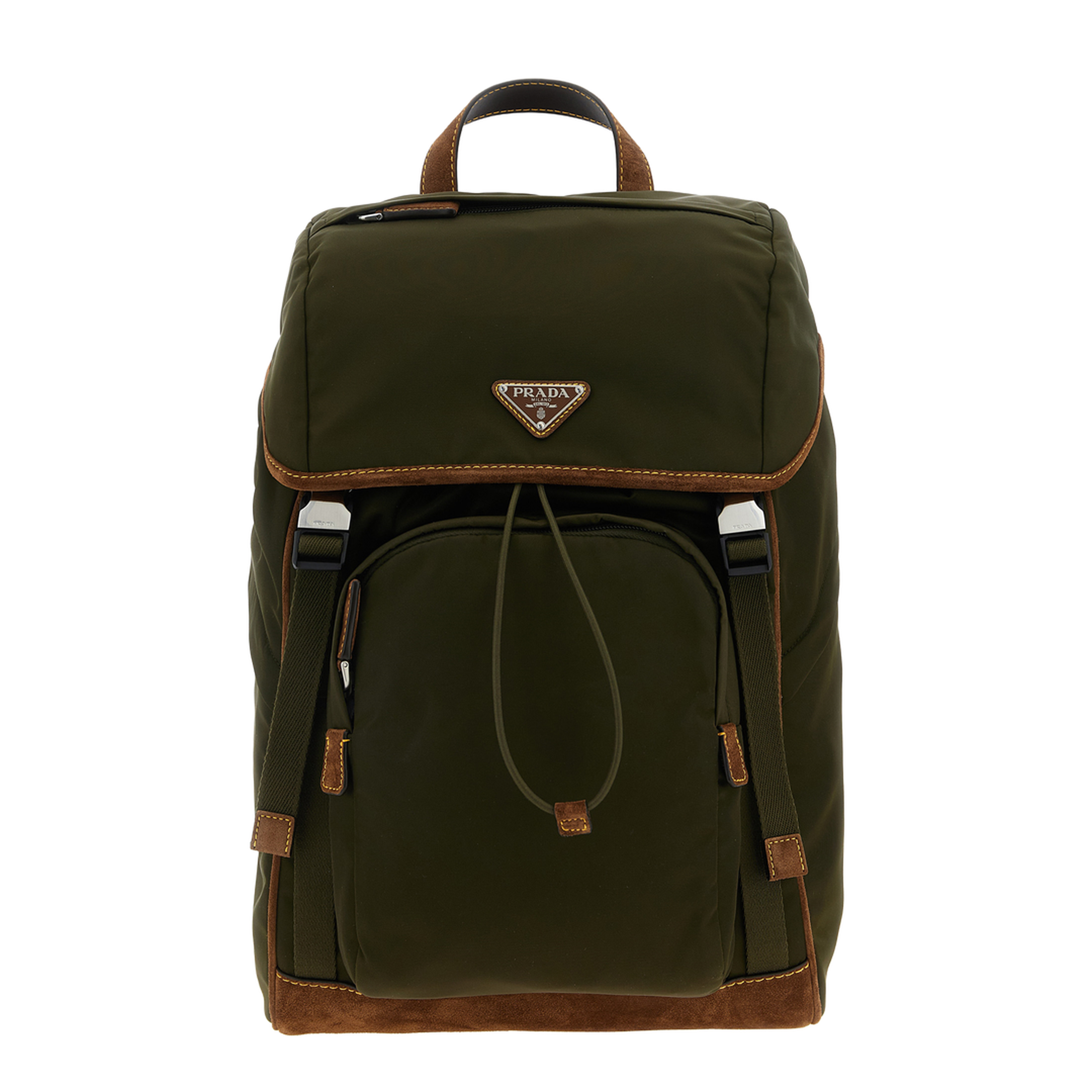 Re-Nylon and Suede Backpack - Image 5