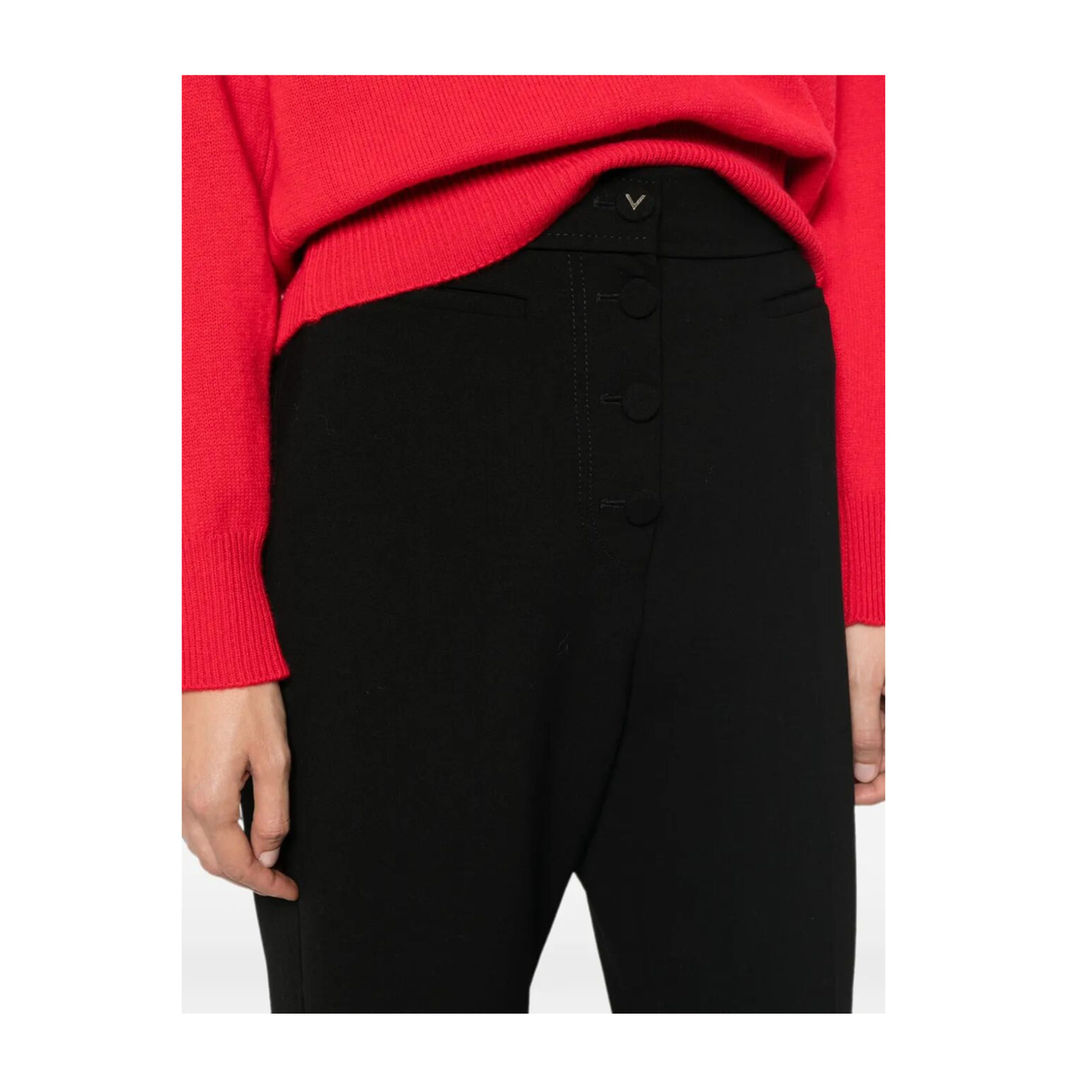 Straight-Leg Wool Trousers - Image 3