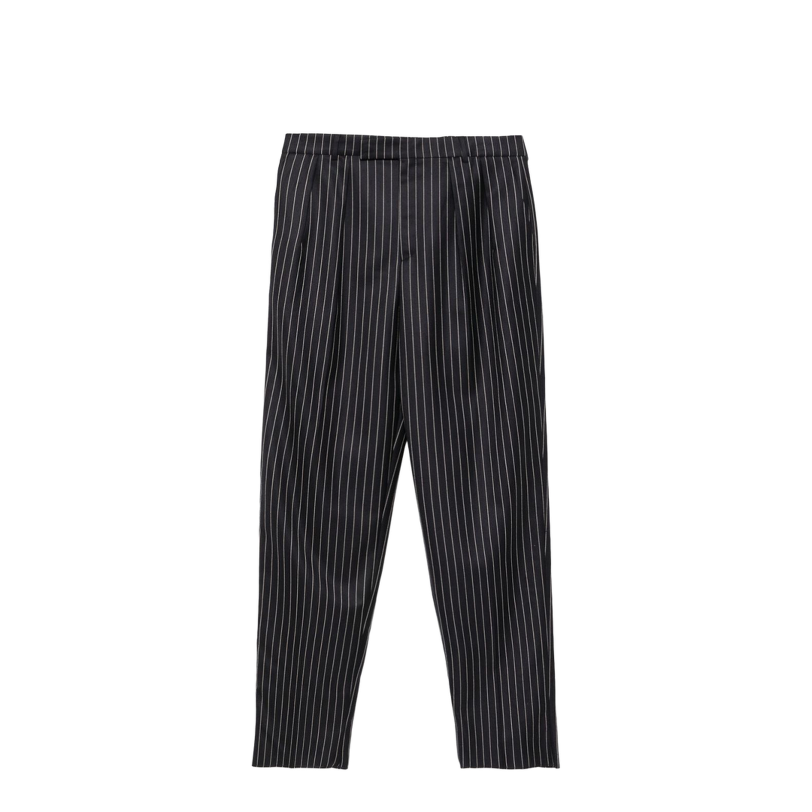 Wool Trousers With Pinstripe Motif - Image 1