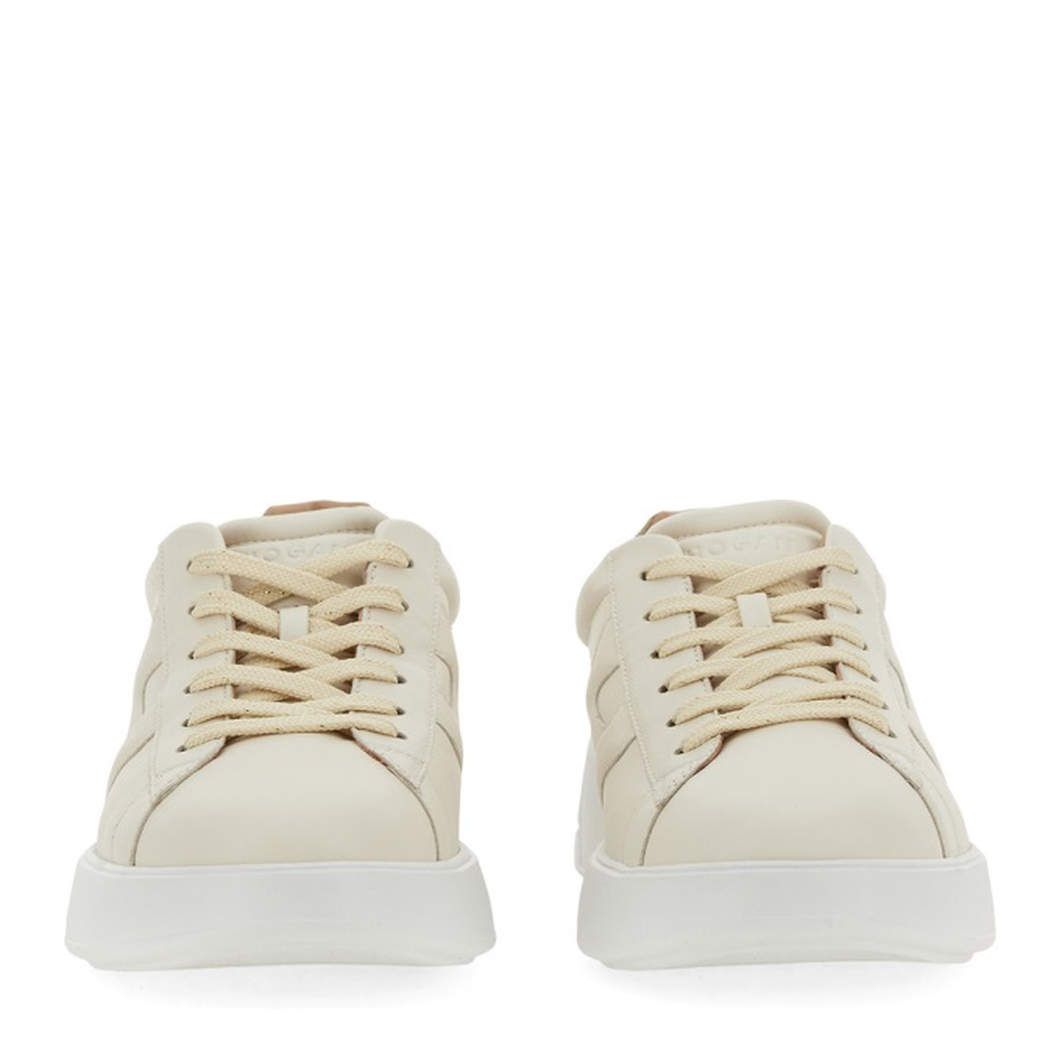 Glitter-Detail Leather Sneakers - Image 9