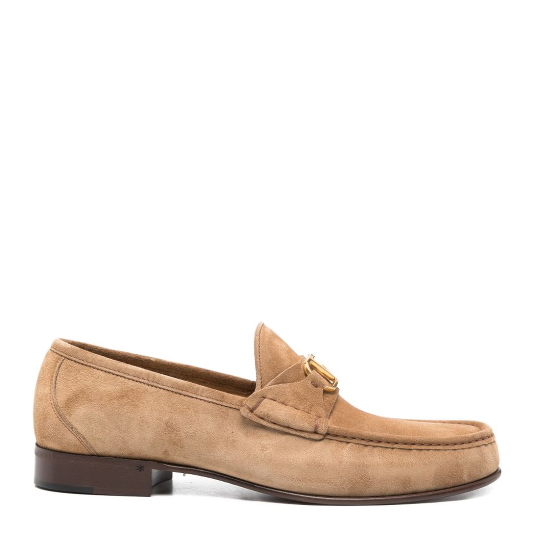 Flat Shoes Leather Brown - Image 1