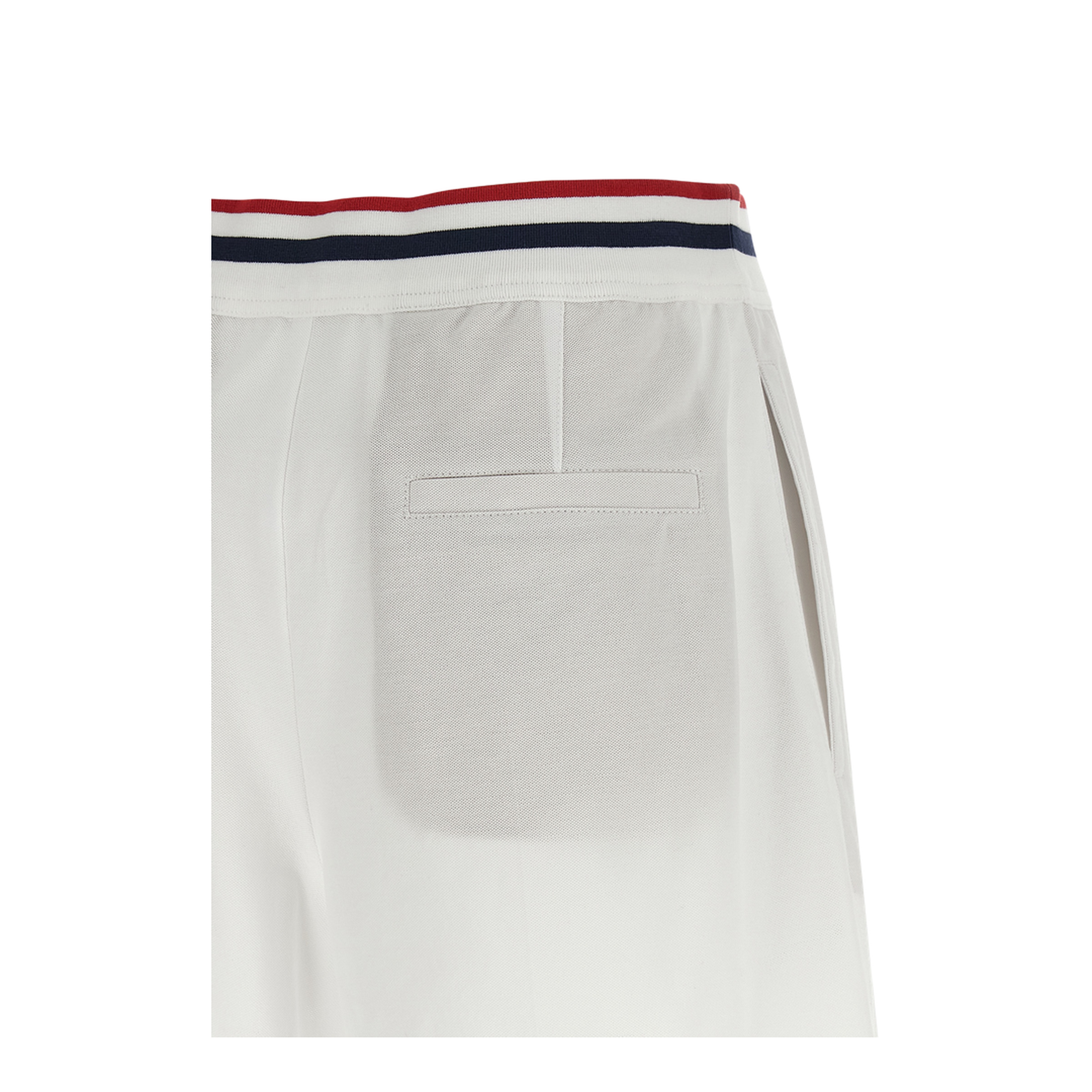 Elasticated-Waist Shorts White - Image 4