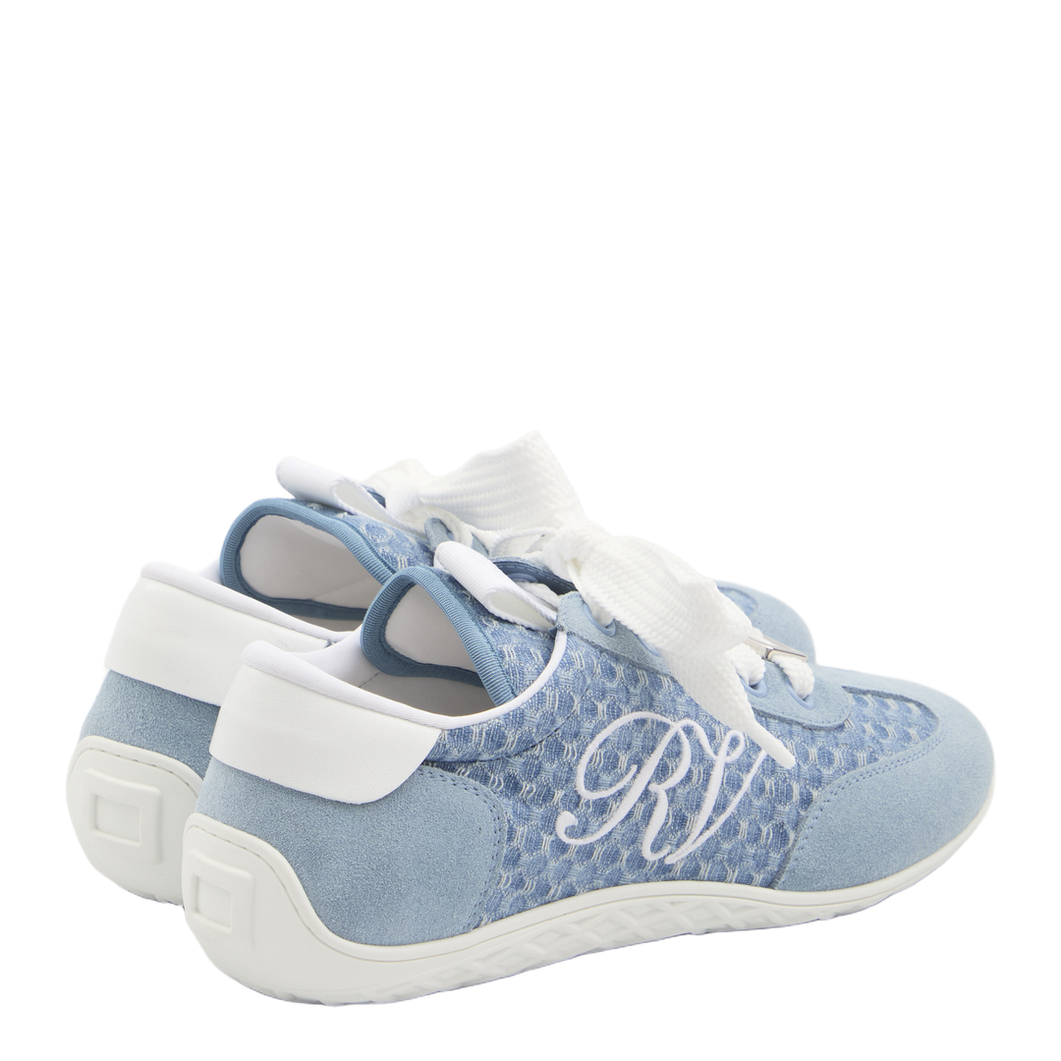 Low Sneakers in Sky Blue - Image 3