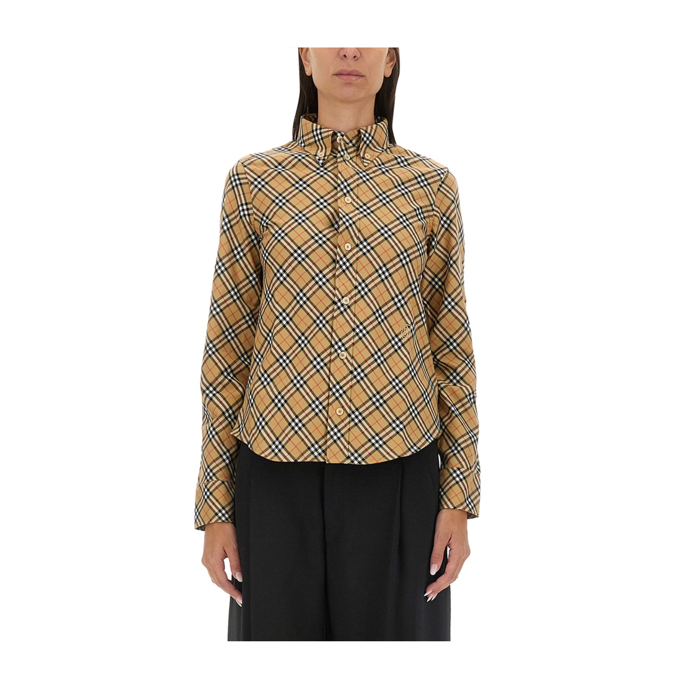 Cotton Check Shirt - Image 1