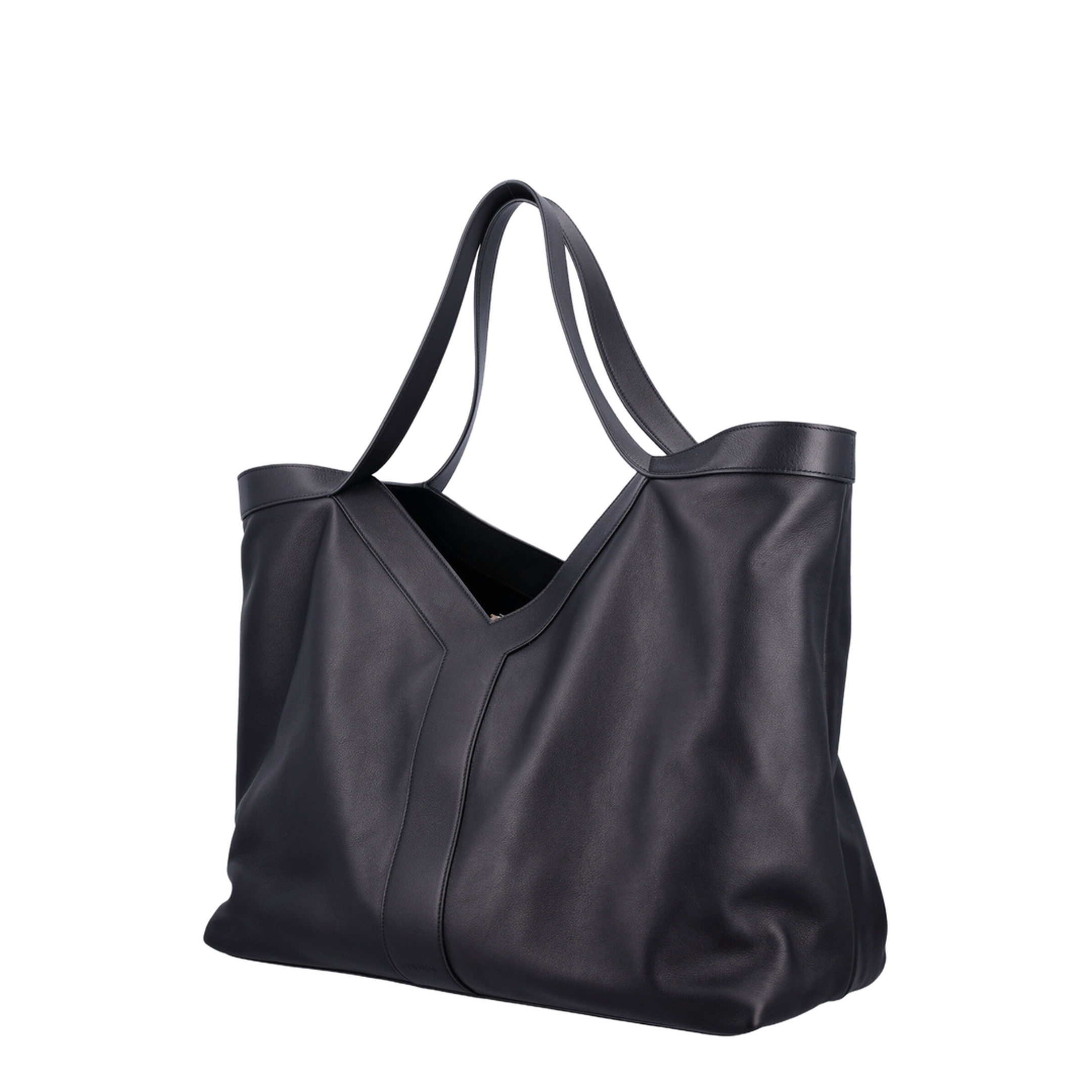 Large Tote in Leather - Image 3
