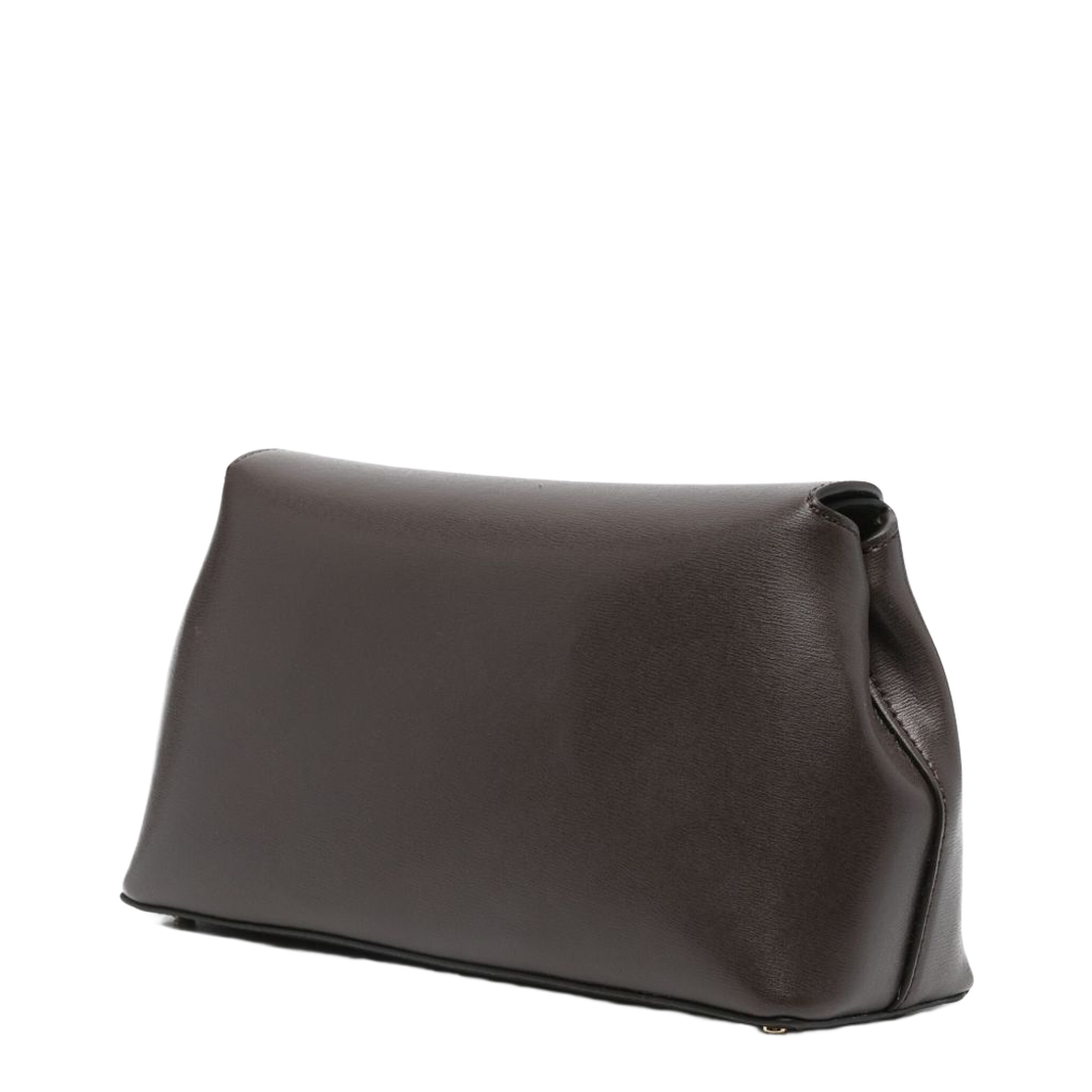 Calf Leather Clutch - Cedar Brown - Image 3