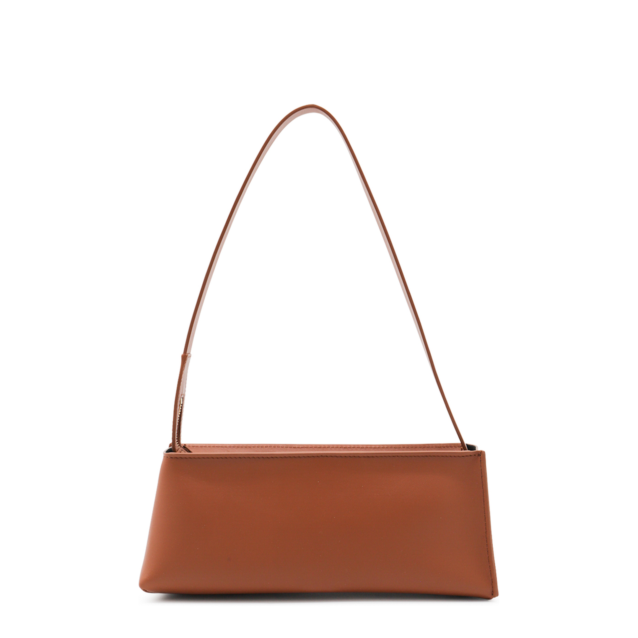 Museo Compact Baguette Bag Calfskin - Moca/Ivory - Image 5