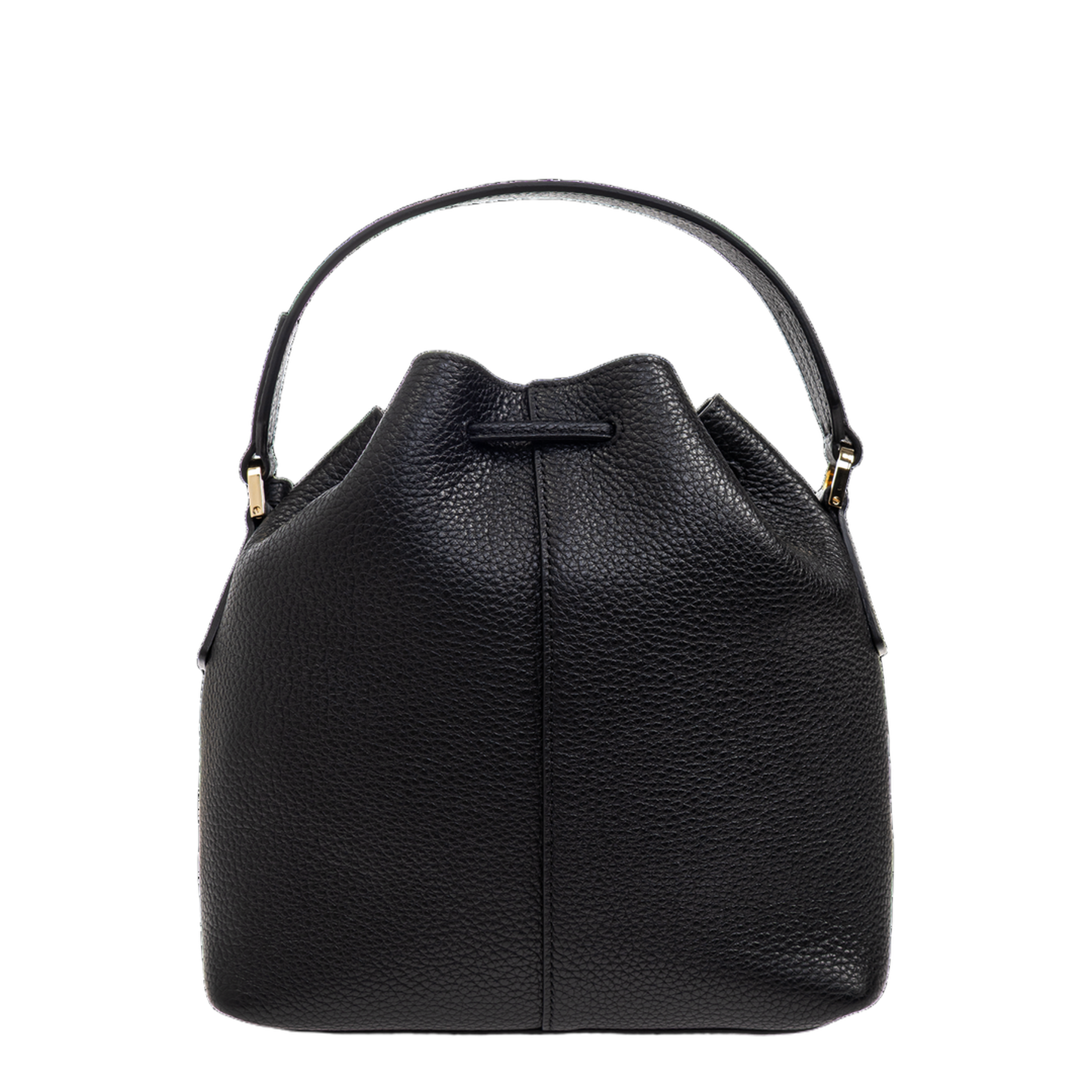 Leather Bucket Shoulder Bag - Image 3