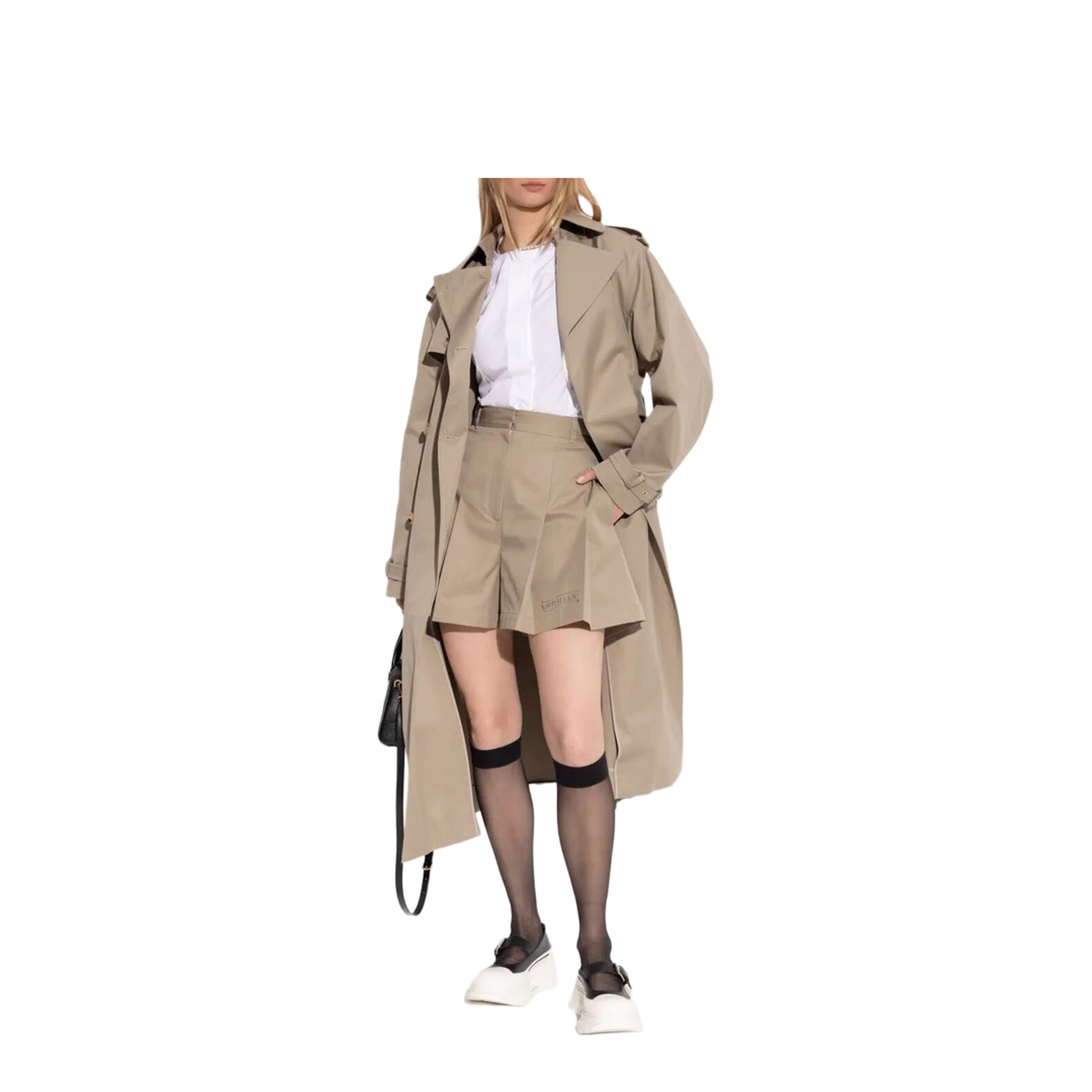 Double-Breasted Trench Coat - Image 5