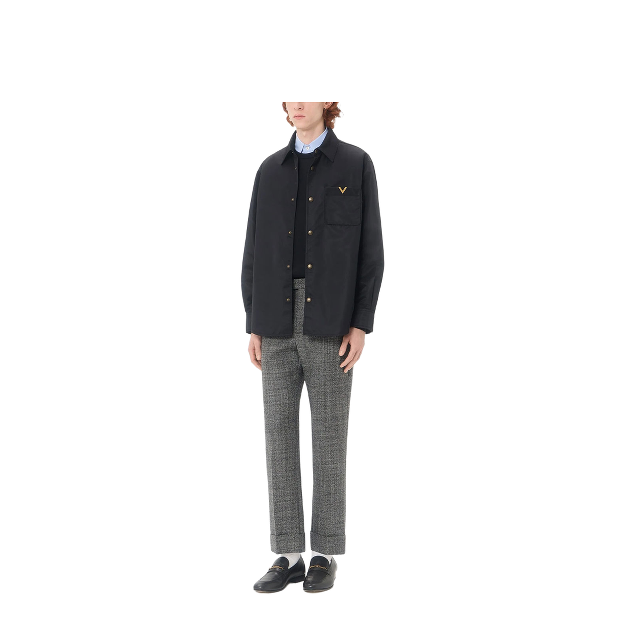 Wool Jumper with Vlogo Embroidery - Image 2