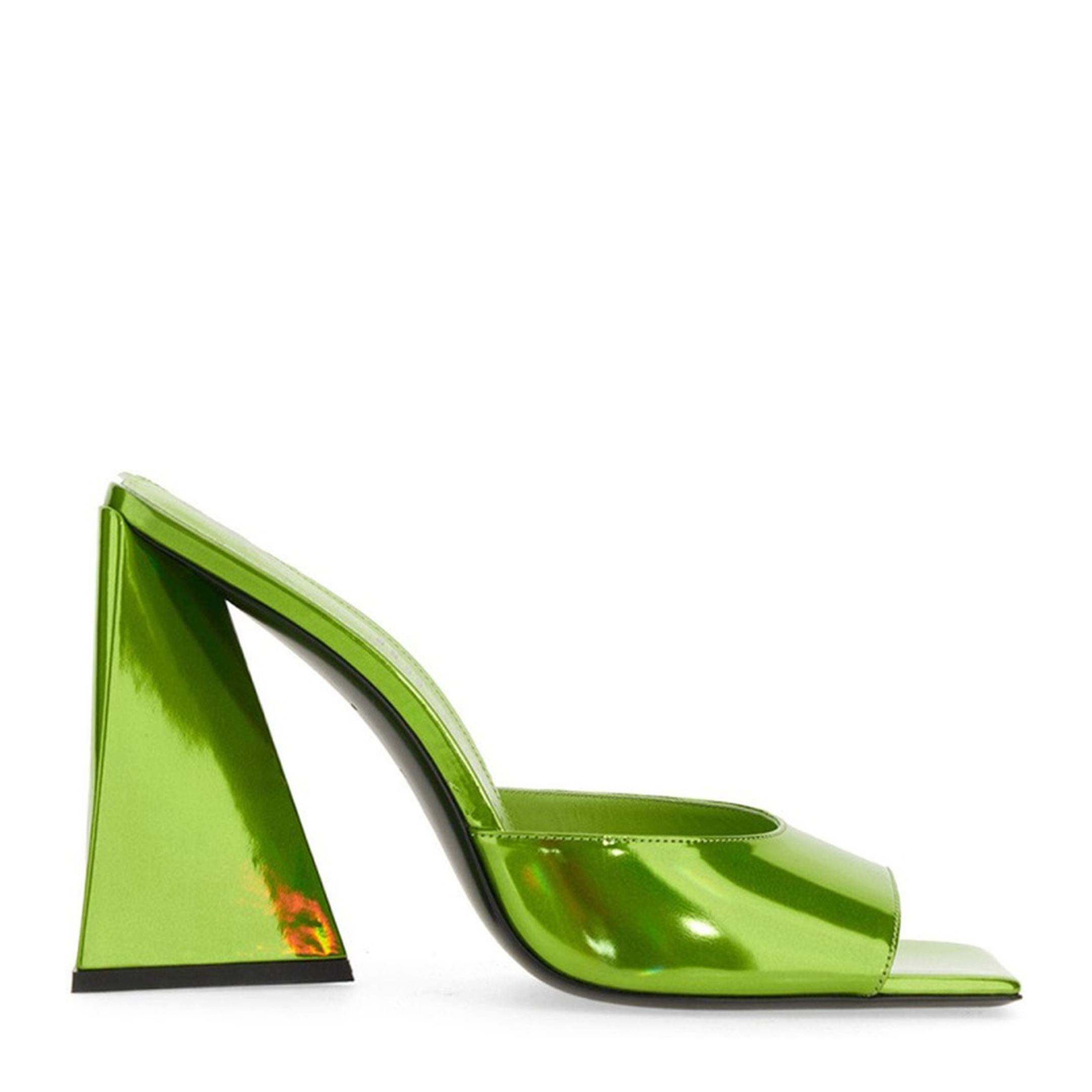 Devon Holographic Green Mule - Image 1