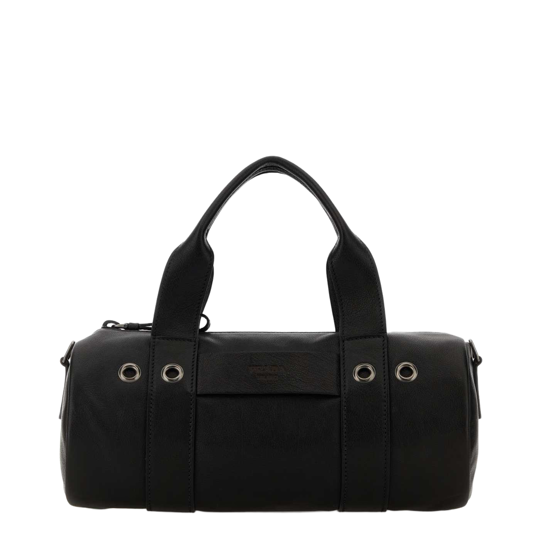 Route Large Buffalo Leather Top-Handle Bag - Black - Image 1