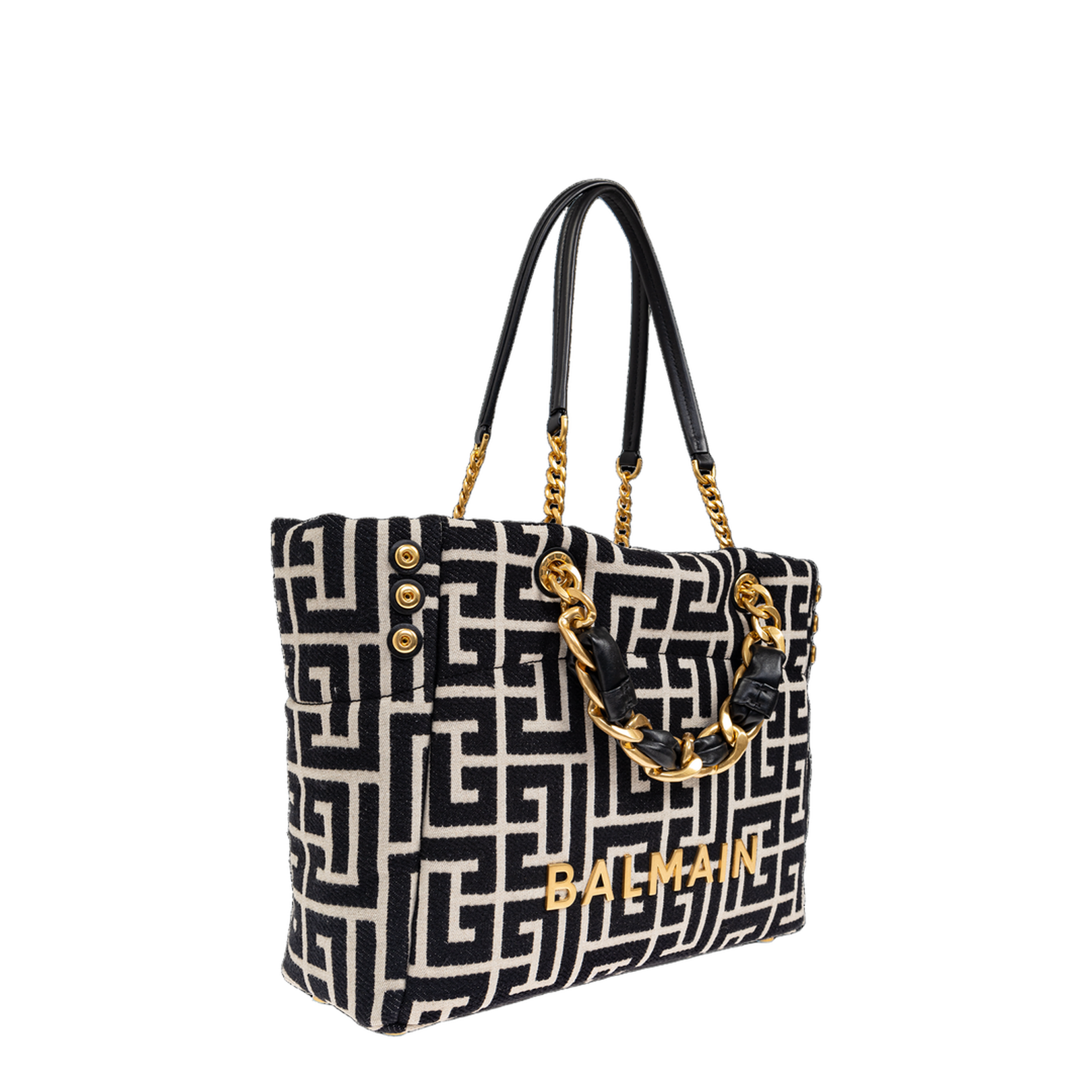 1945 Soft PB-monogrammed jacquard canvas tote bag - Image 4