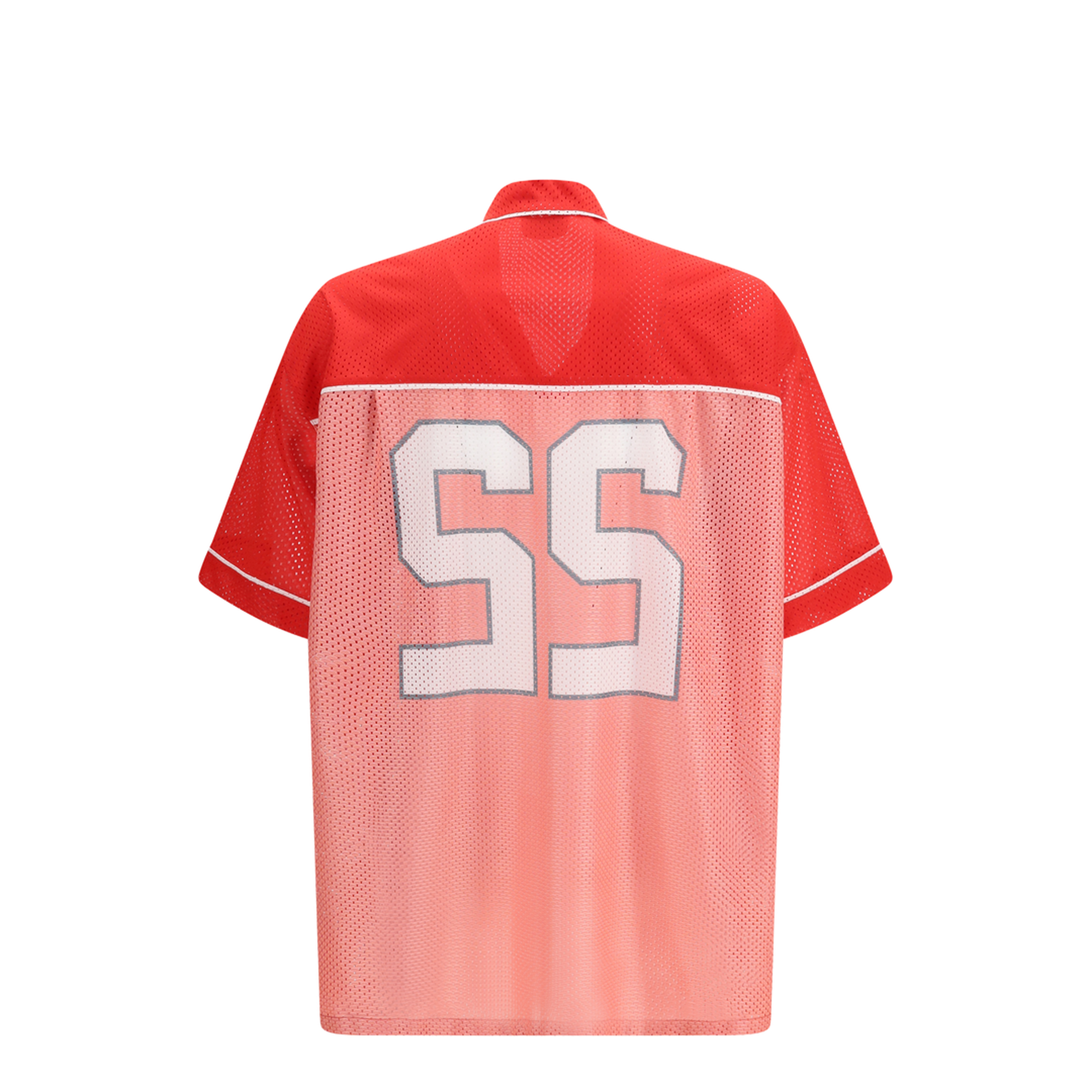 Technical Mesh Shirt with Reversed 22 Print - Image 2