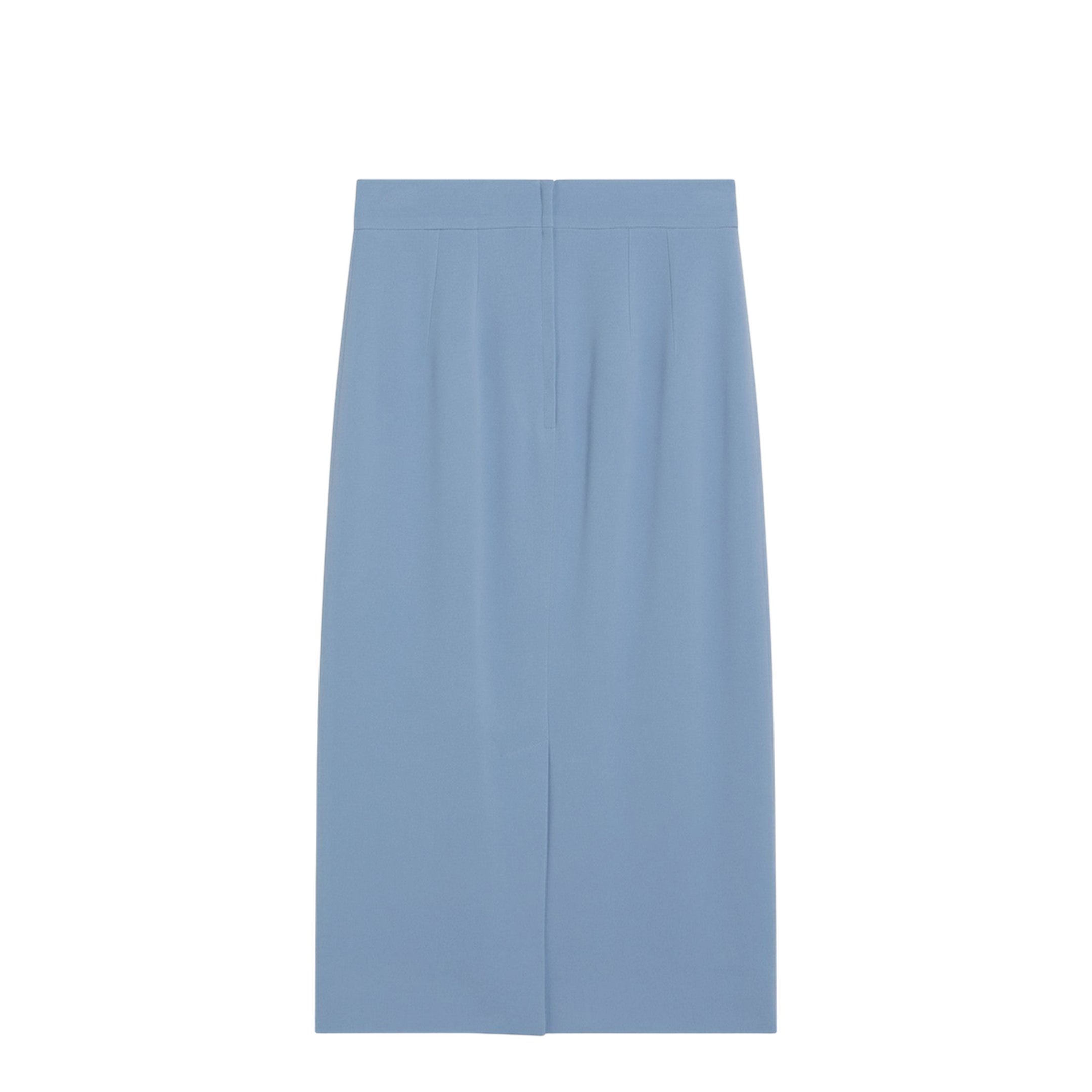 Light Blue Stretch Cady Skirt - Image 2