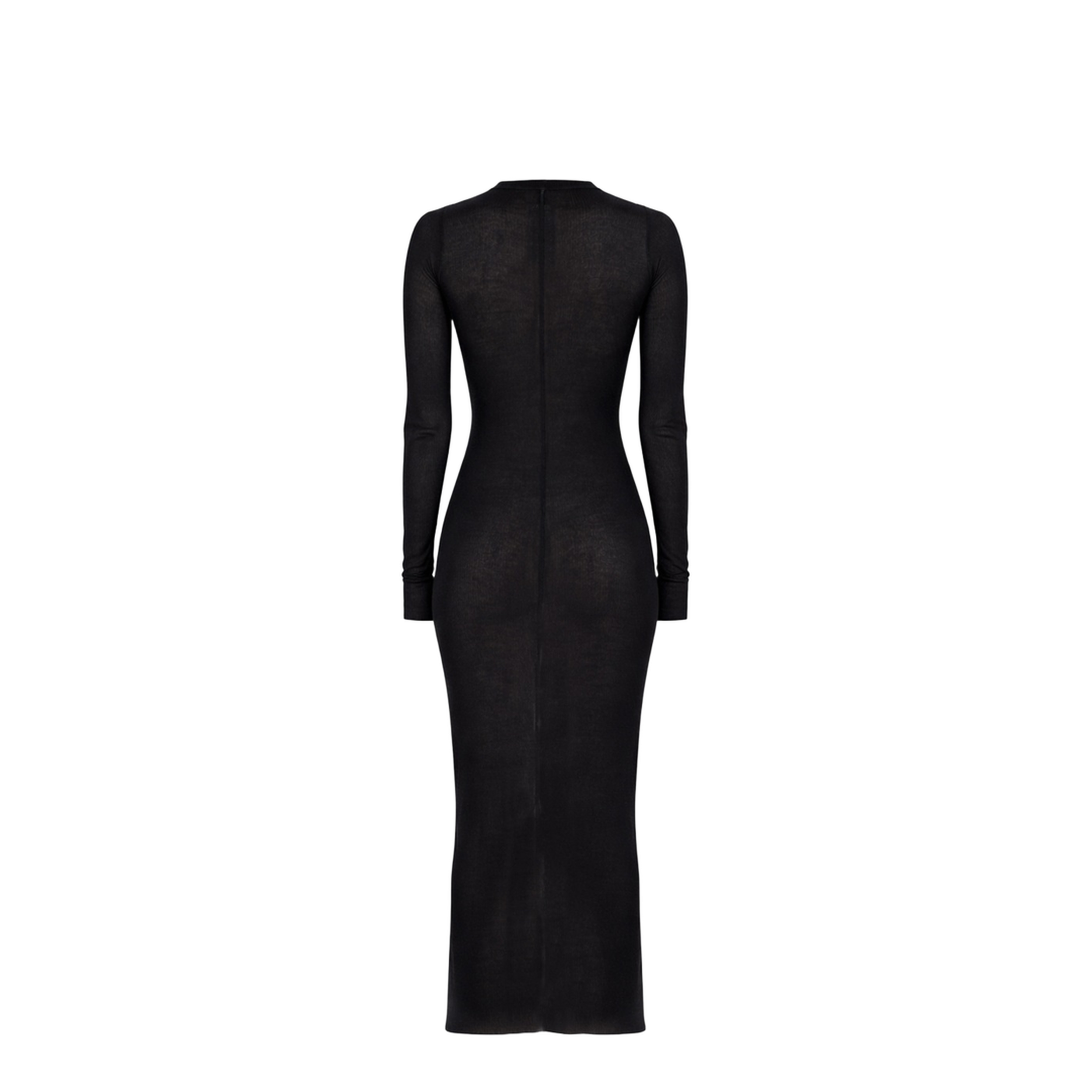 Long-Sleeved Midi Dress - Image 3