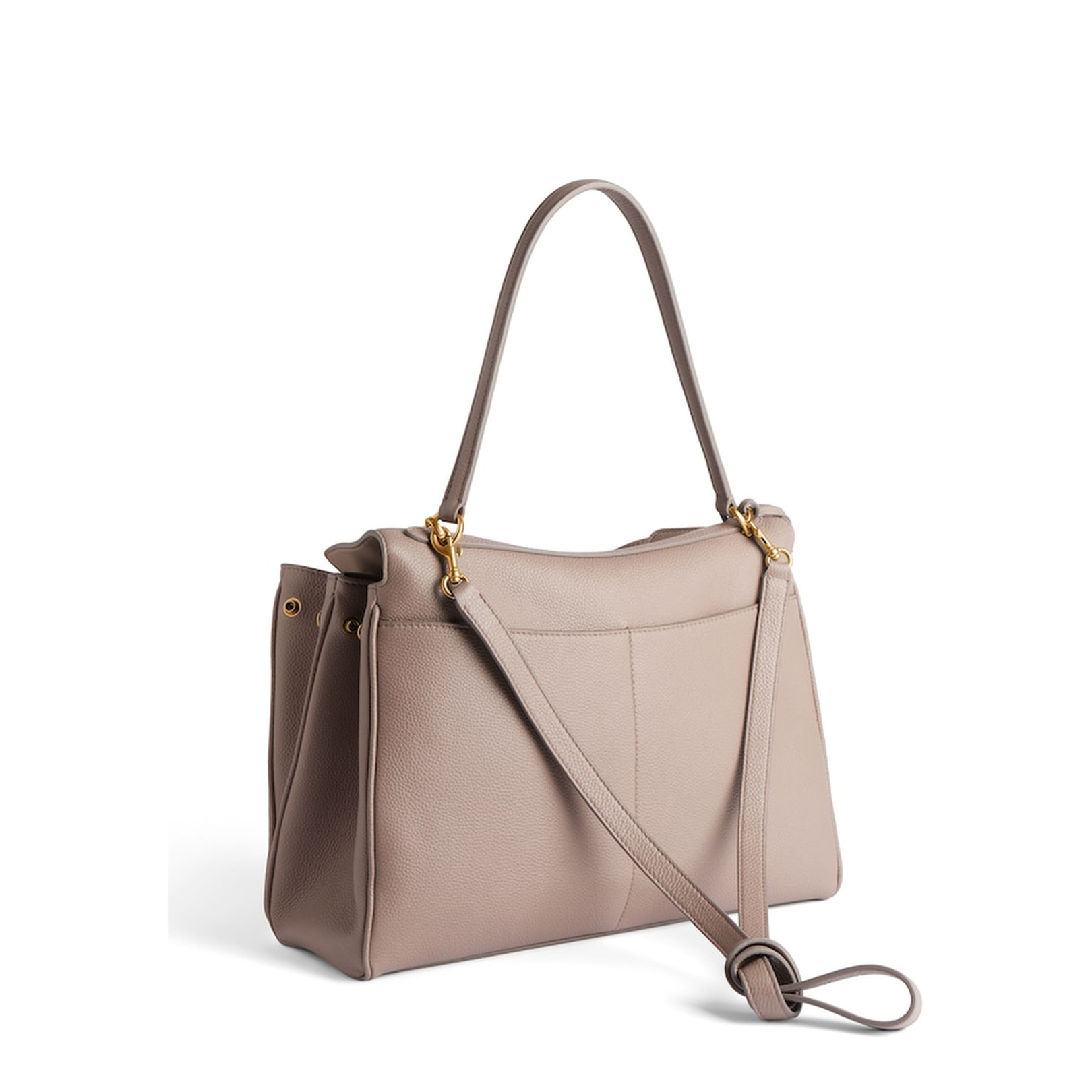 Rodeo Medium Handbag Leather Beige - Image 3