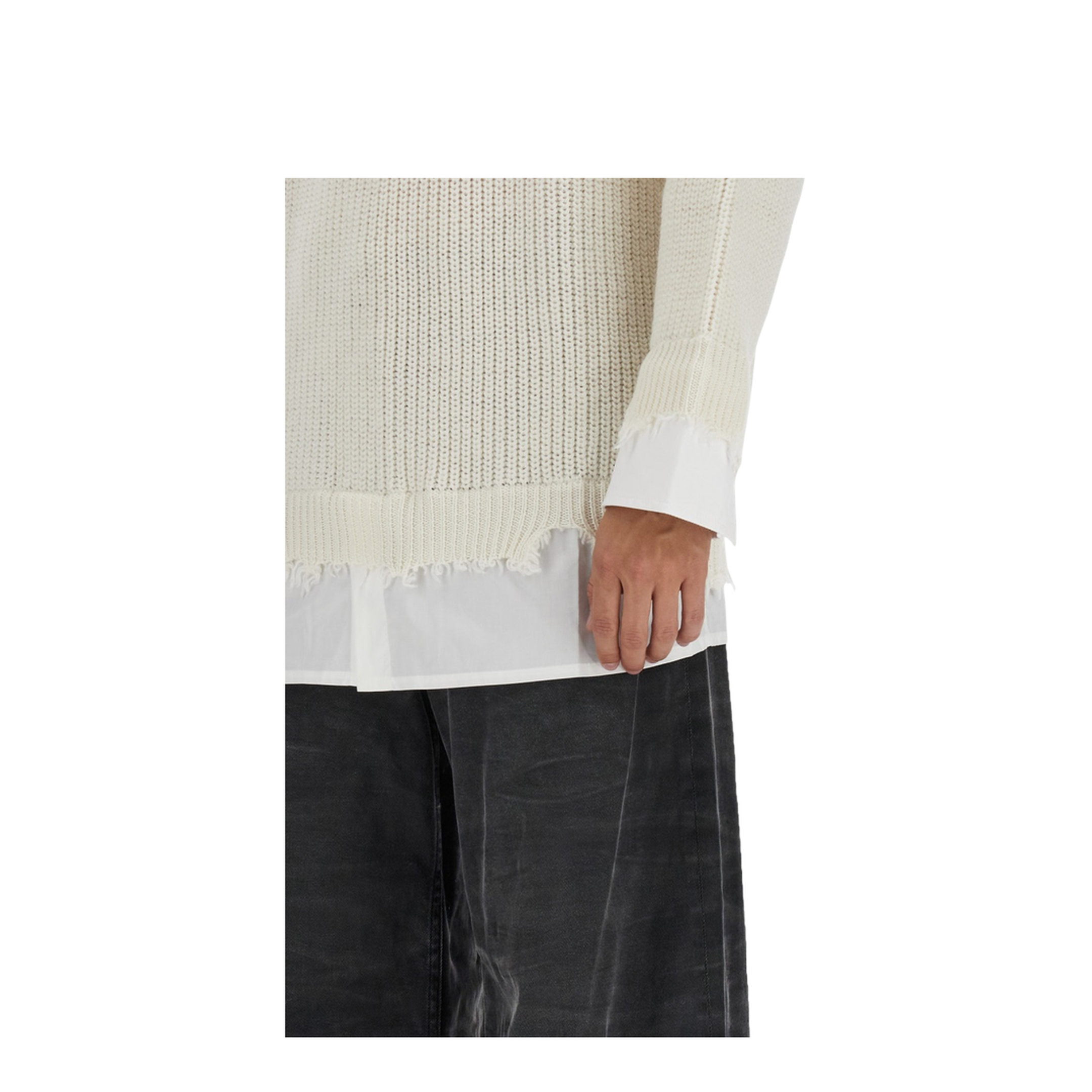 Shirt Bottom Sweater - Image 4