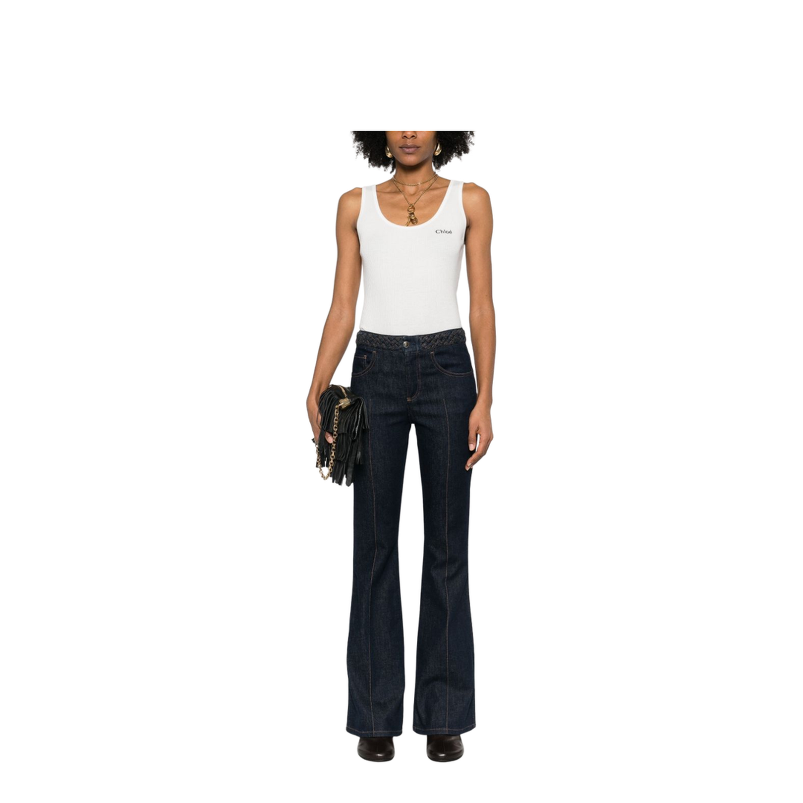 Logo Tank Top in Jersey - Image 5