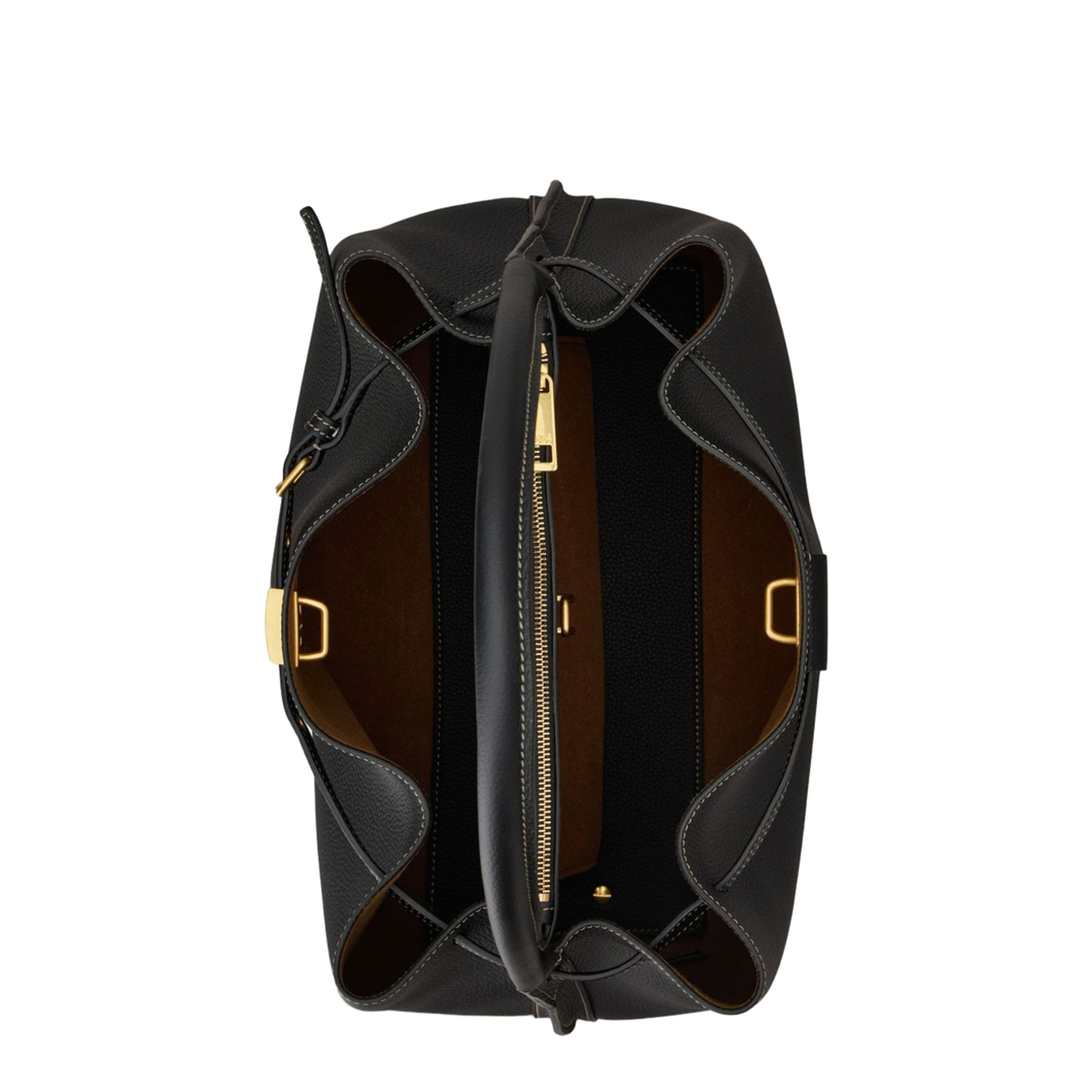 T Timeless Small Calfskin Top-Handle Bag - Black - Image 4