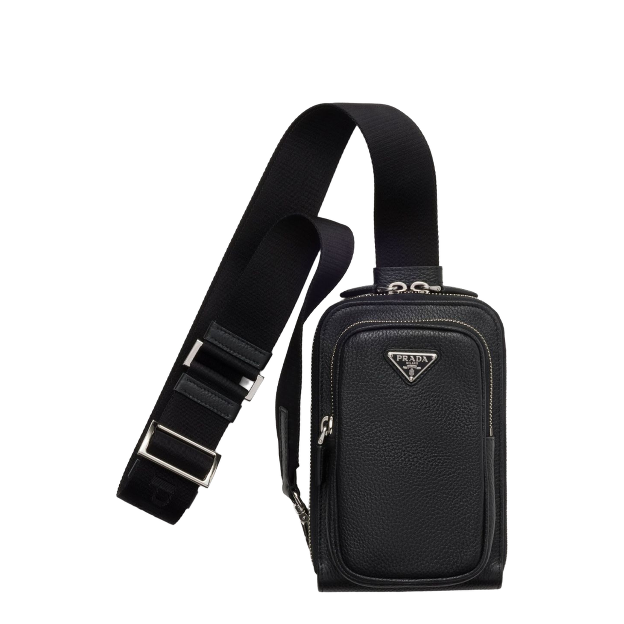 Black Leather Phone Case - Image 1