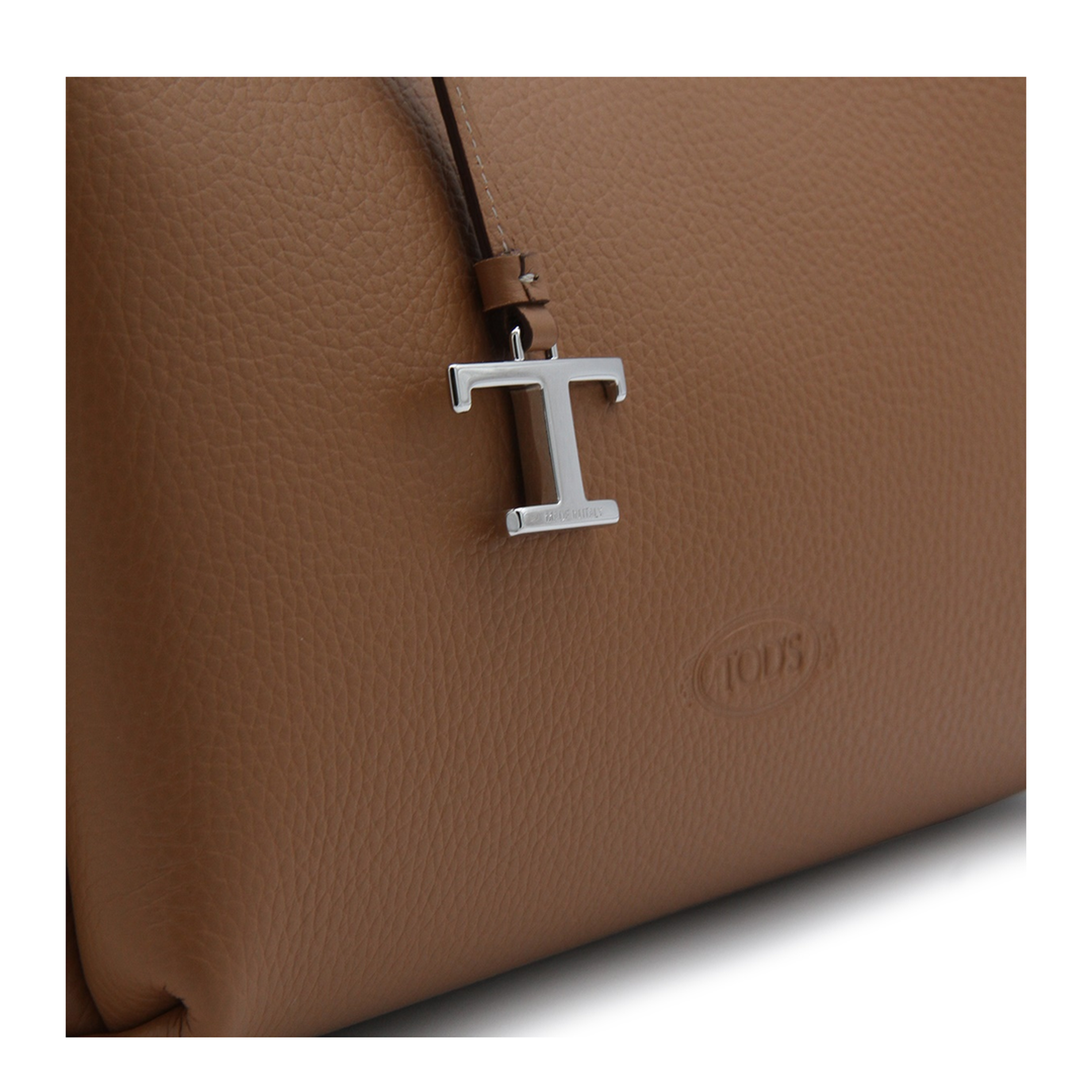 T Timeless Mini Calfskin Top-Handle Bag - Kenya Bordeaux - Image 4