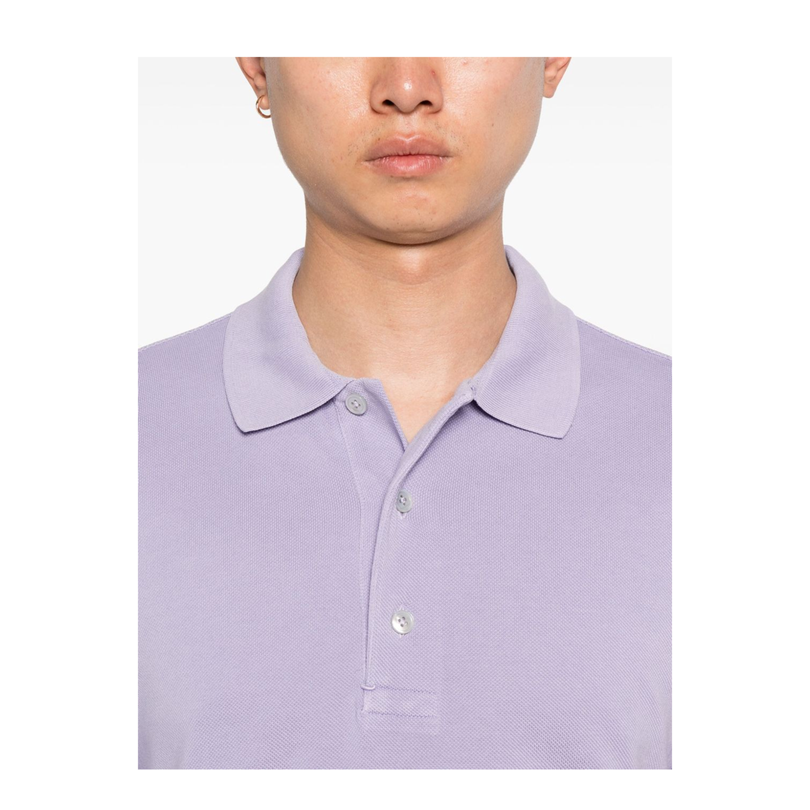 Lyocell Piquet Polo Shirt - Image 4