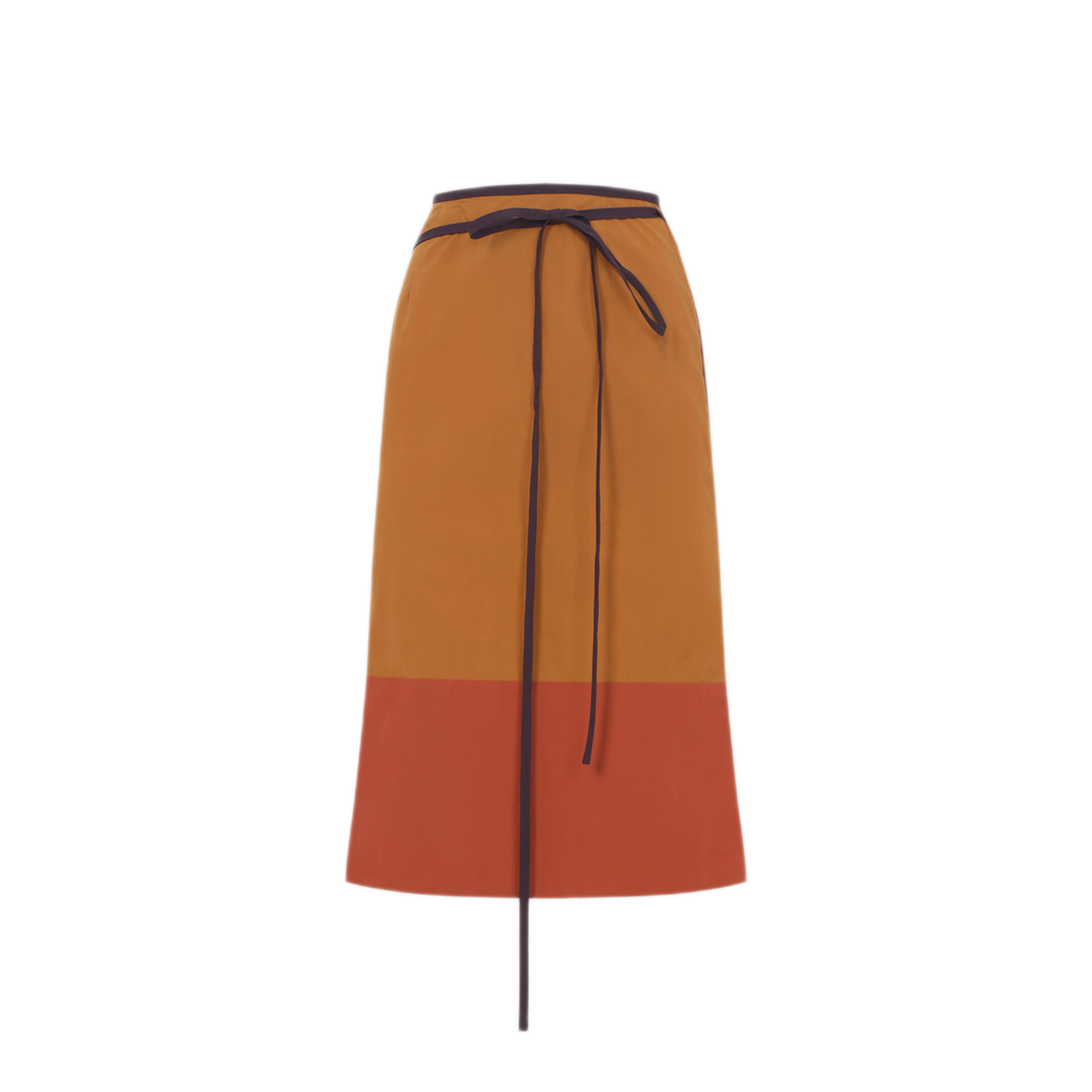 Nylon Midi Skirt - Image 1