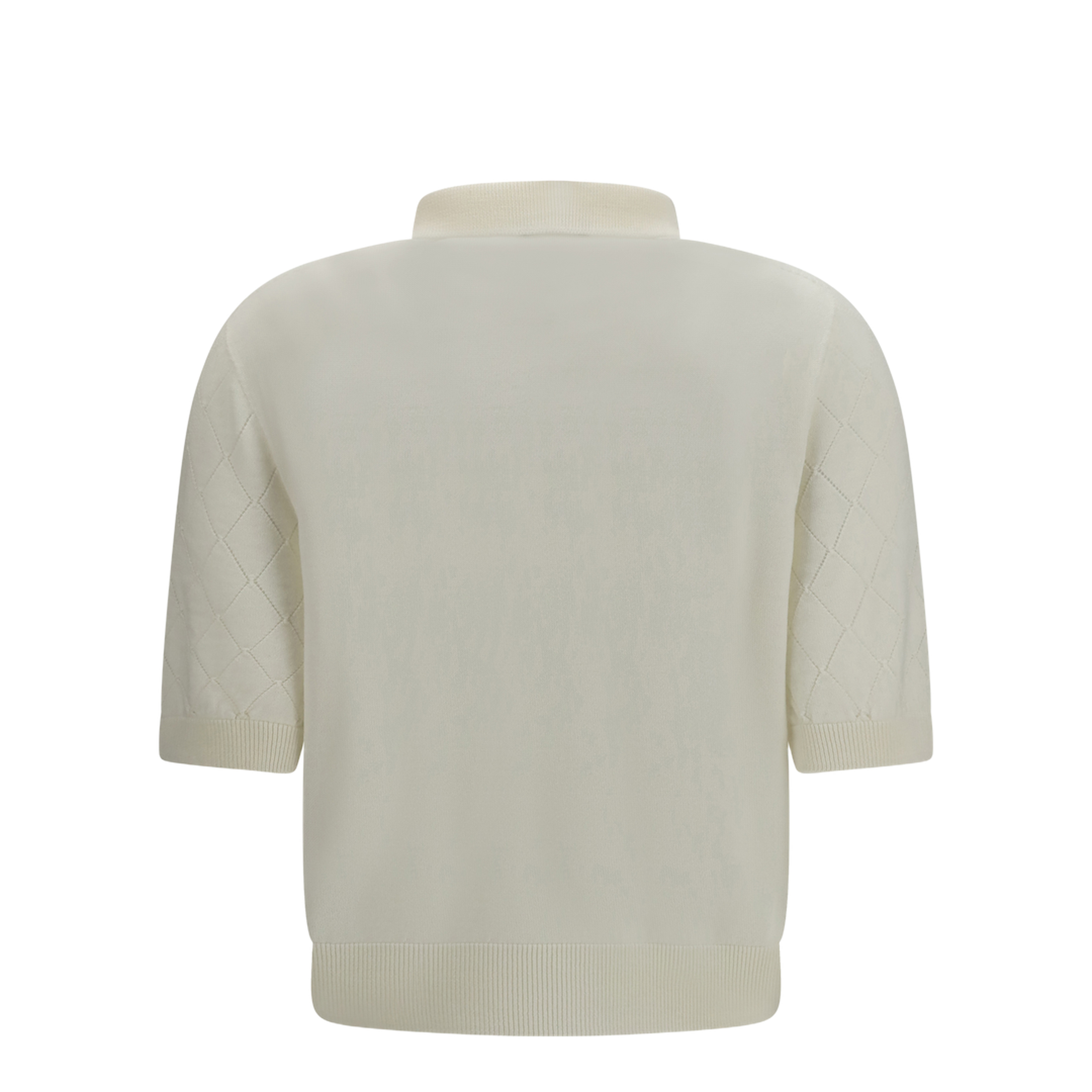 Wool Polo with Vintage Buttons - Image 2