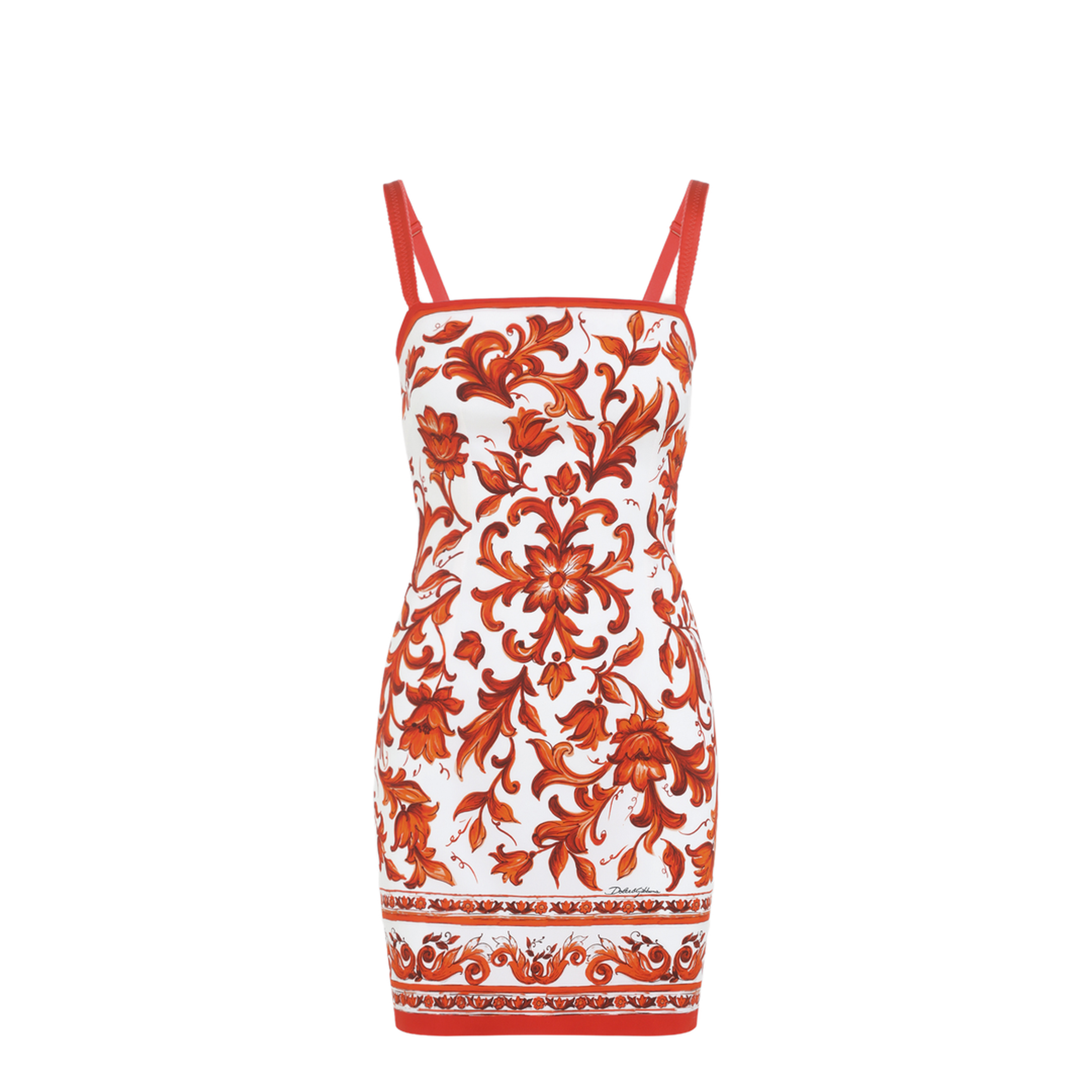 Charmeuse Maiolica Mini Dress - Image 3