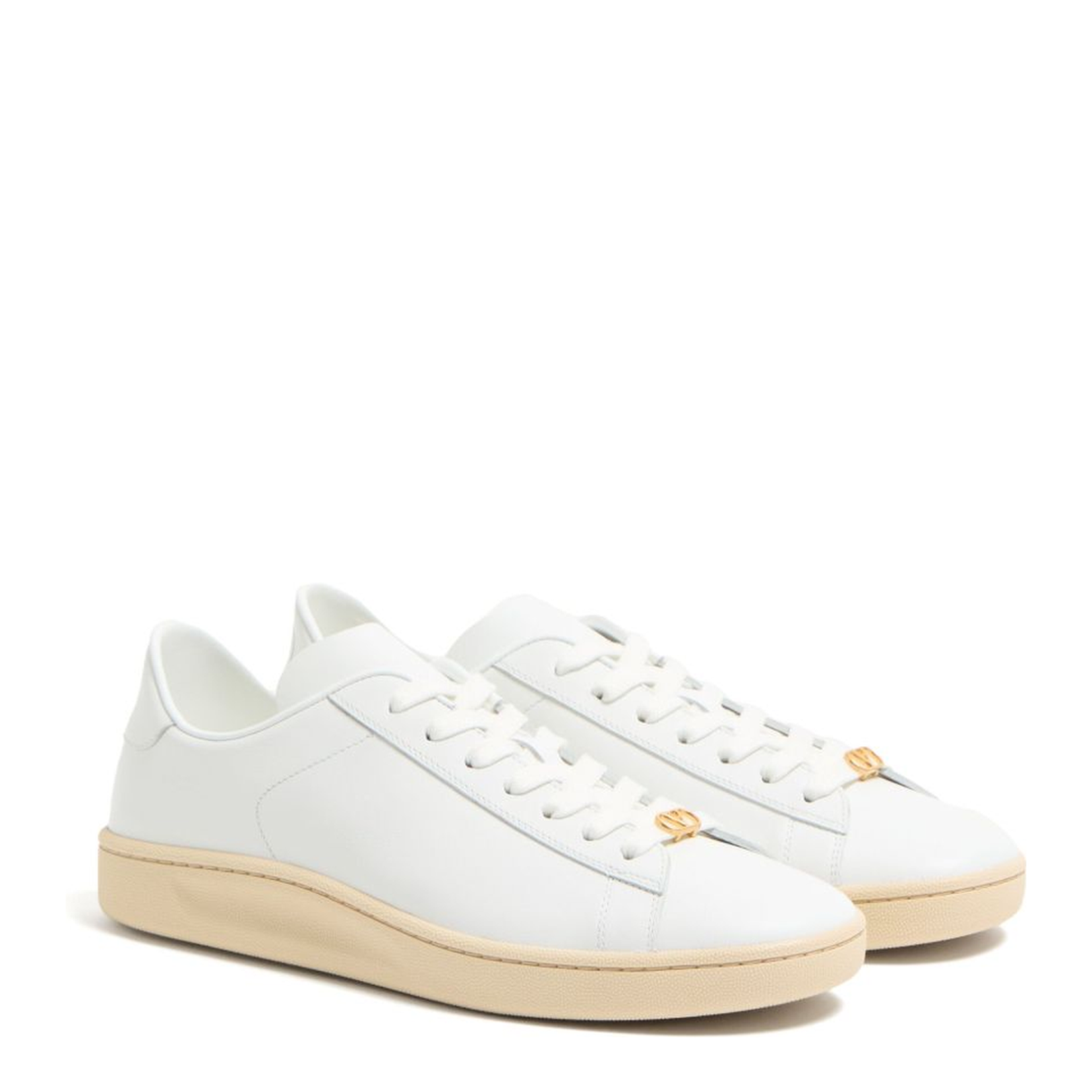Royco Leather Sneakers - White - Image 7