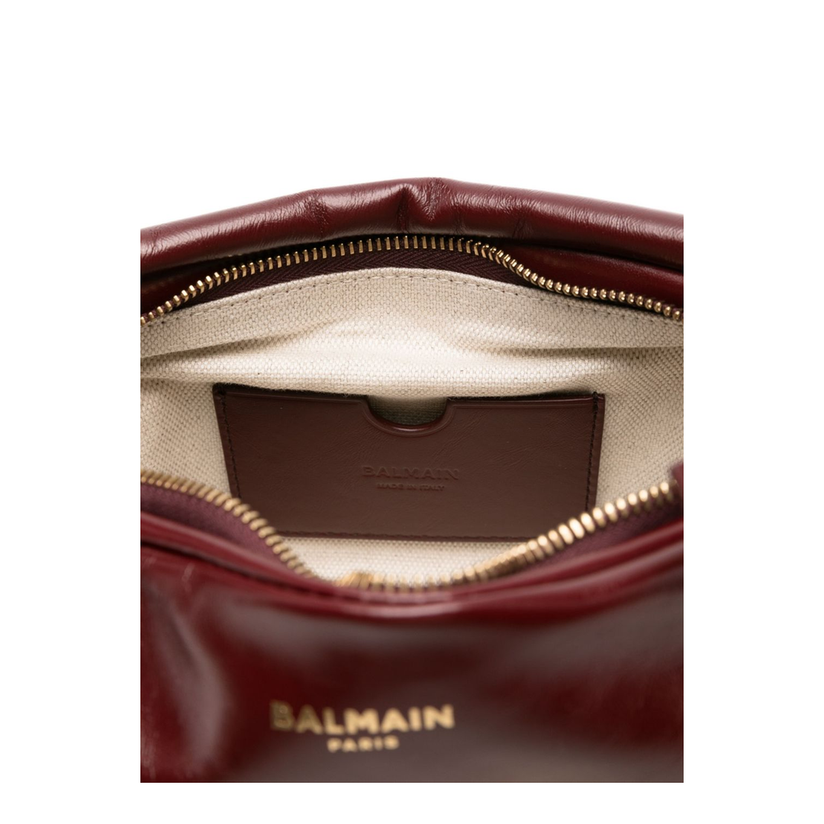 Sync Medium Leather Shoulder Bag - Bordeaux - Blush Lux - Image 2