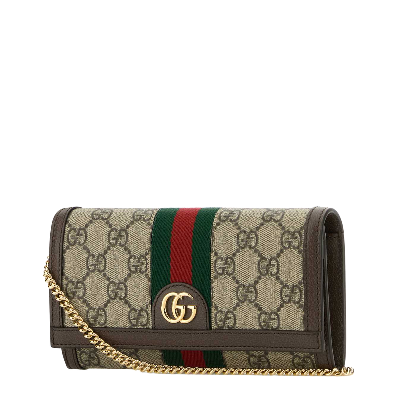 Ophidia Canvas Wallet On Chain - Beige - Image 2