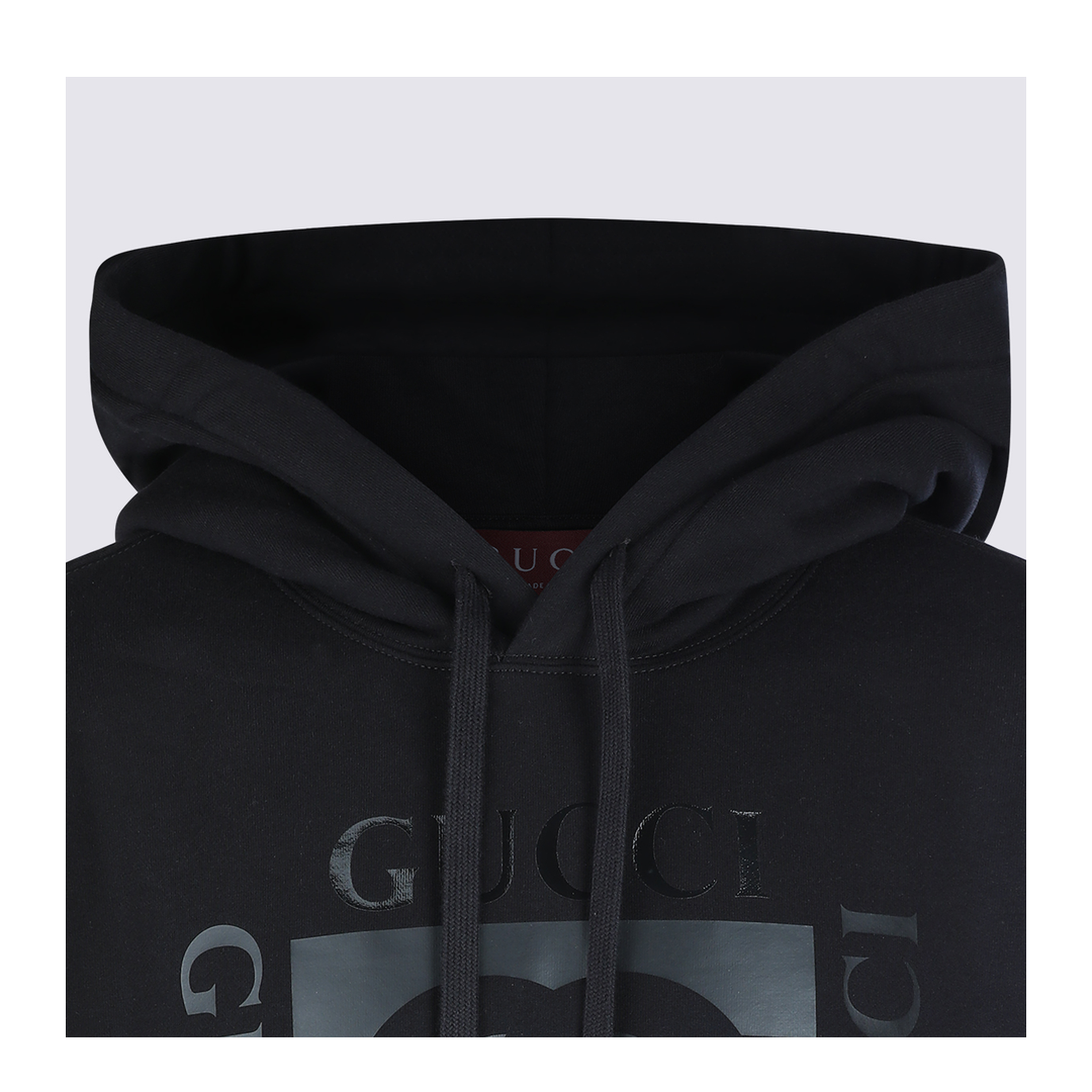 Cotton Jersey Sweatshirt with Print in Black - Image 5