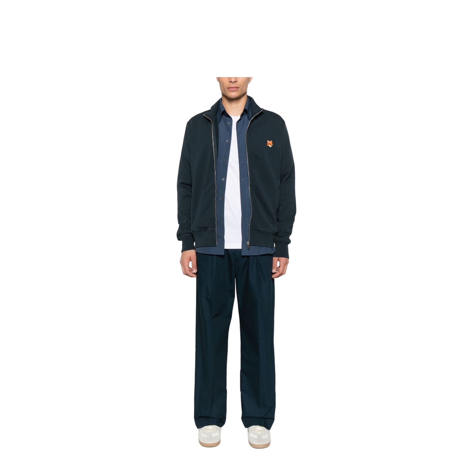 Fox Head Cotton Zipped Sweatshirt - Image 5