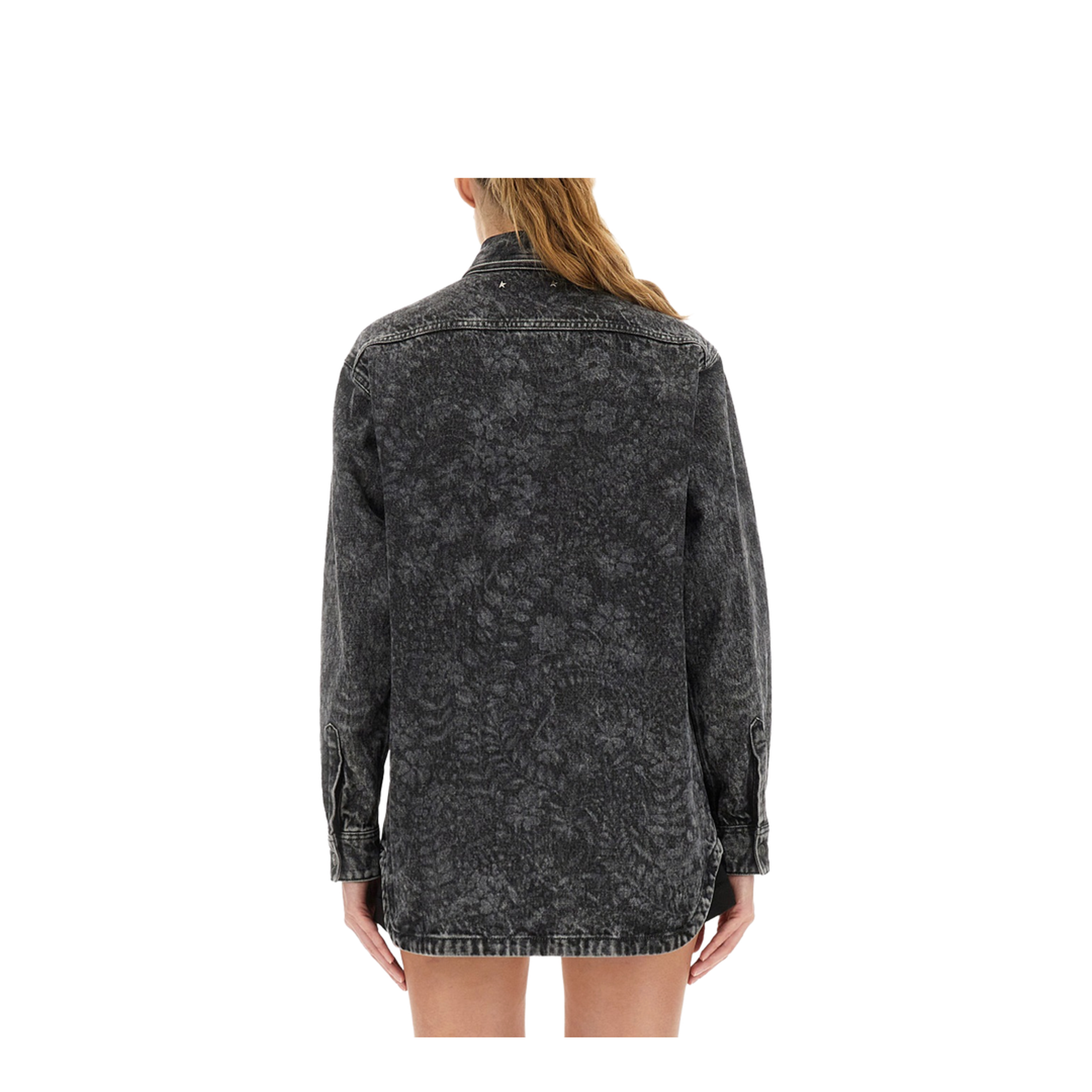 Ollie Boyfriends Shirt with Laser Flowers - Image 3