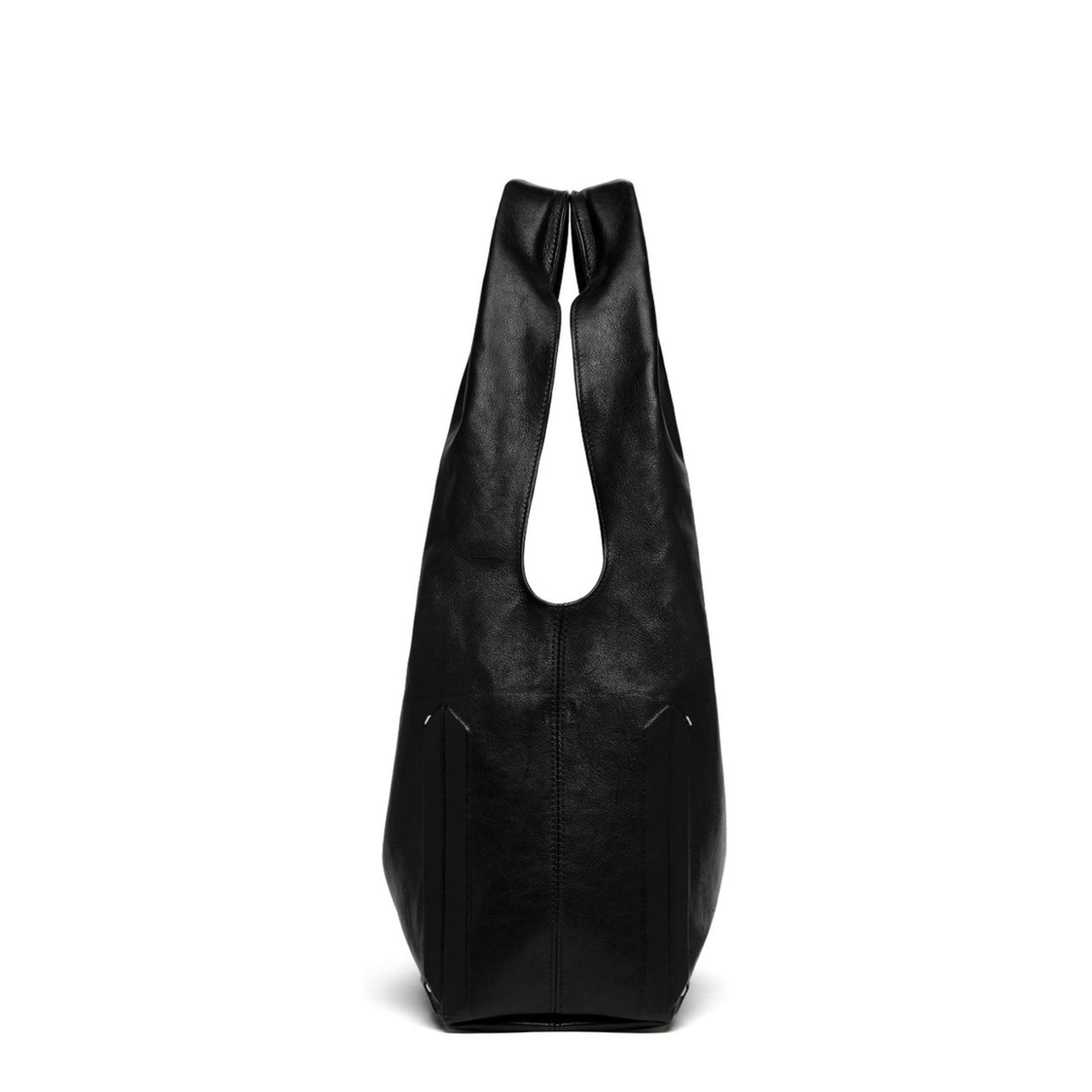 Box Bag Medium Ovine Leather Top Handle Bag - Noir - Image 2